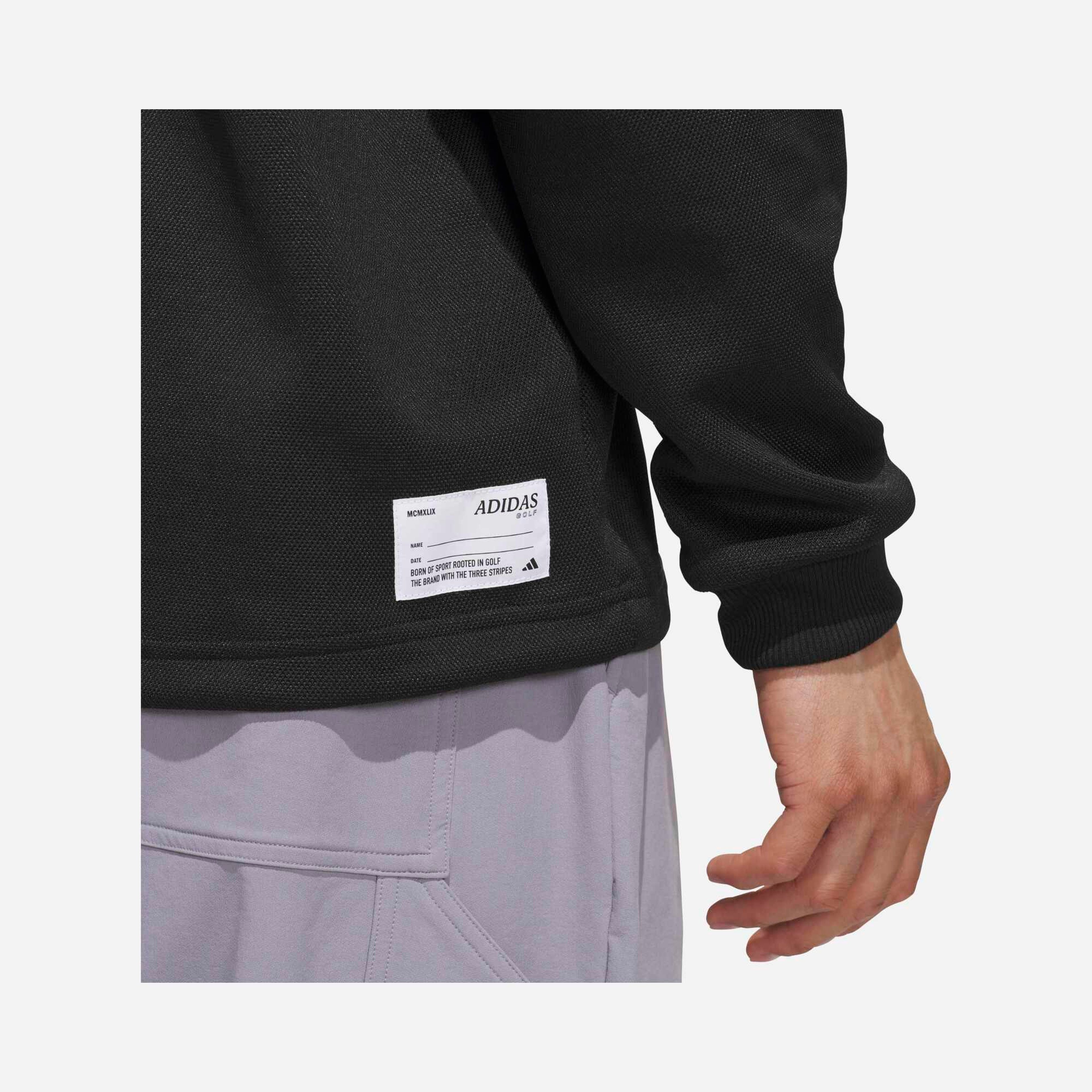 adidas Long Sleeve Sweat Polo Erkek Tişört