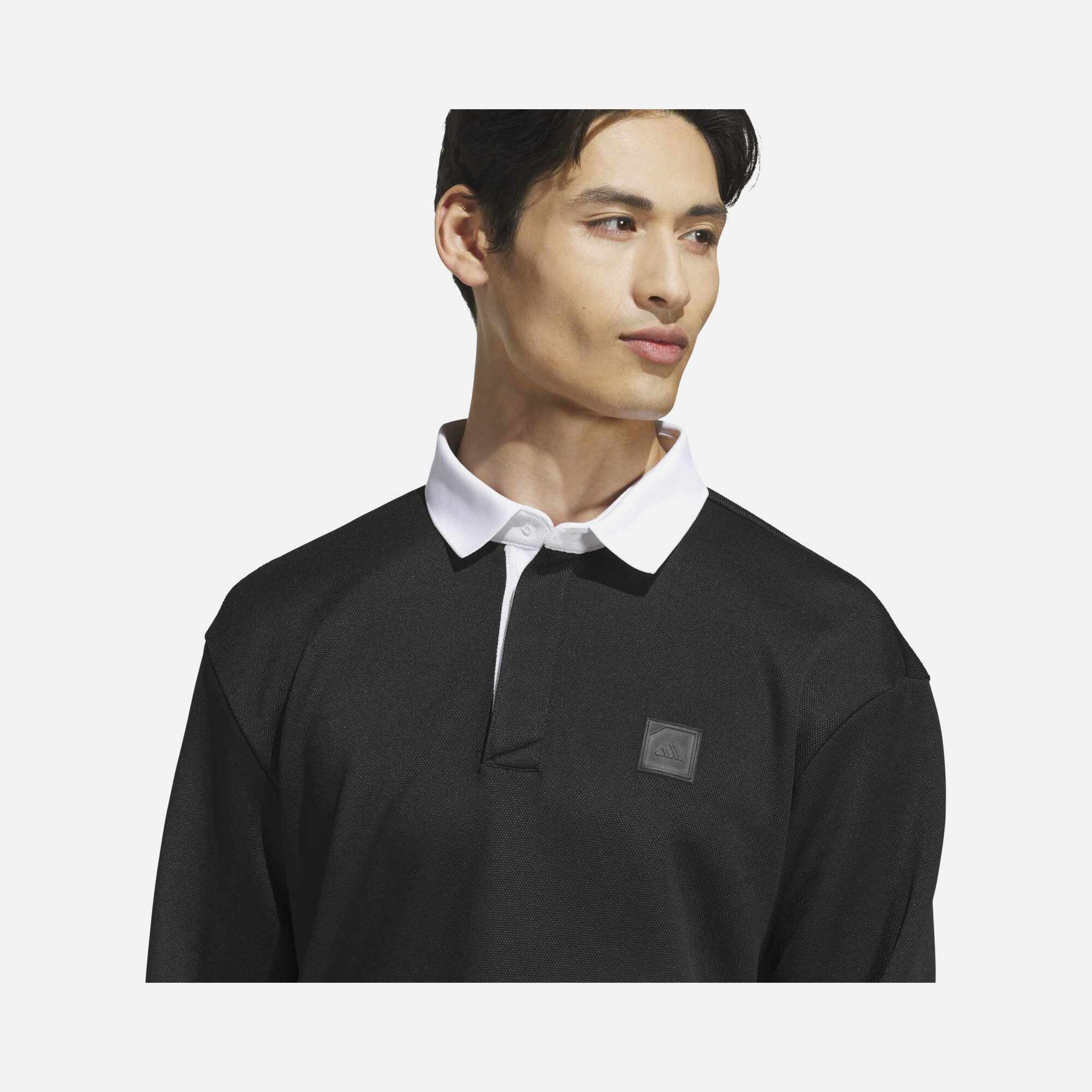 adidas Long Sleeve Sweat Polo Erkek Tişört