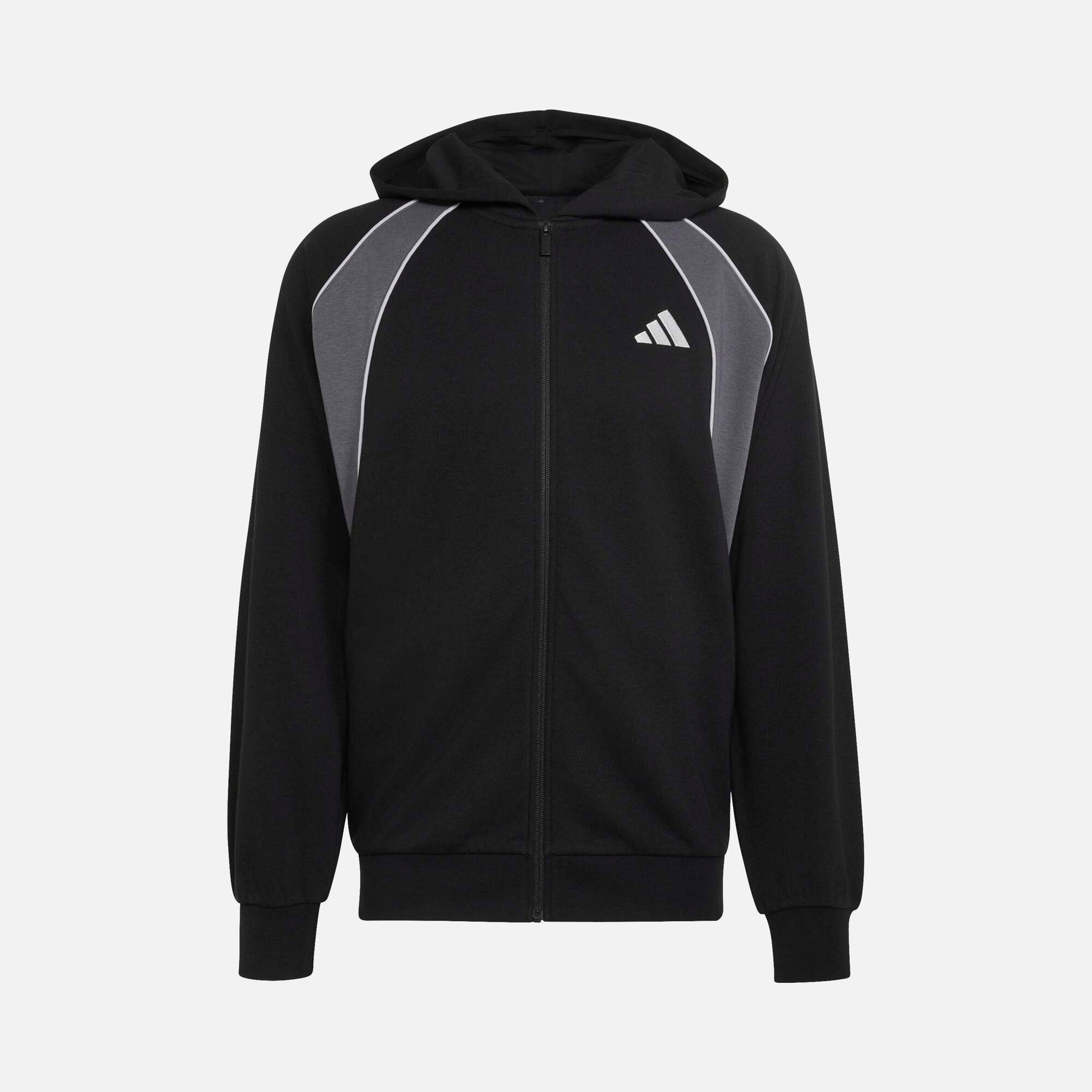 Мужская куртка adidas Seasonal Essentials Colour Block French Terry Full-Zip Hooded