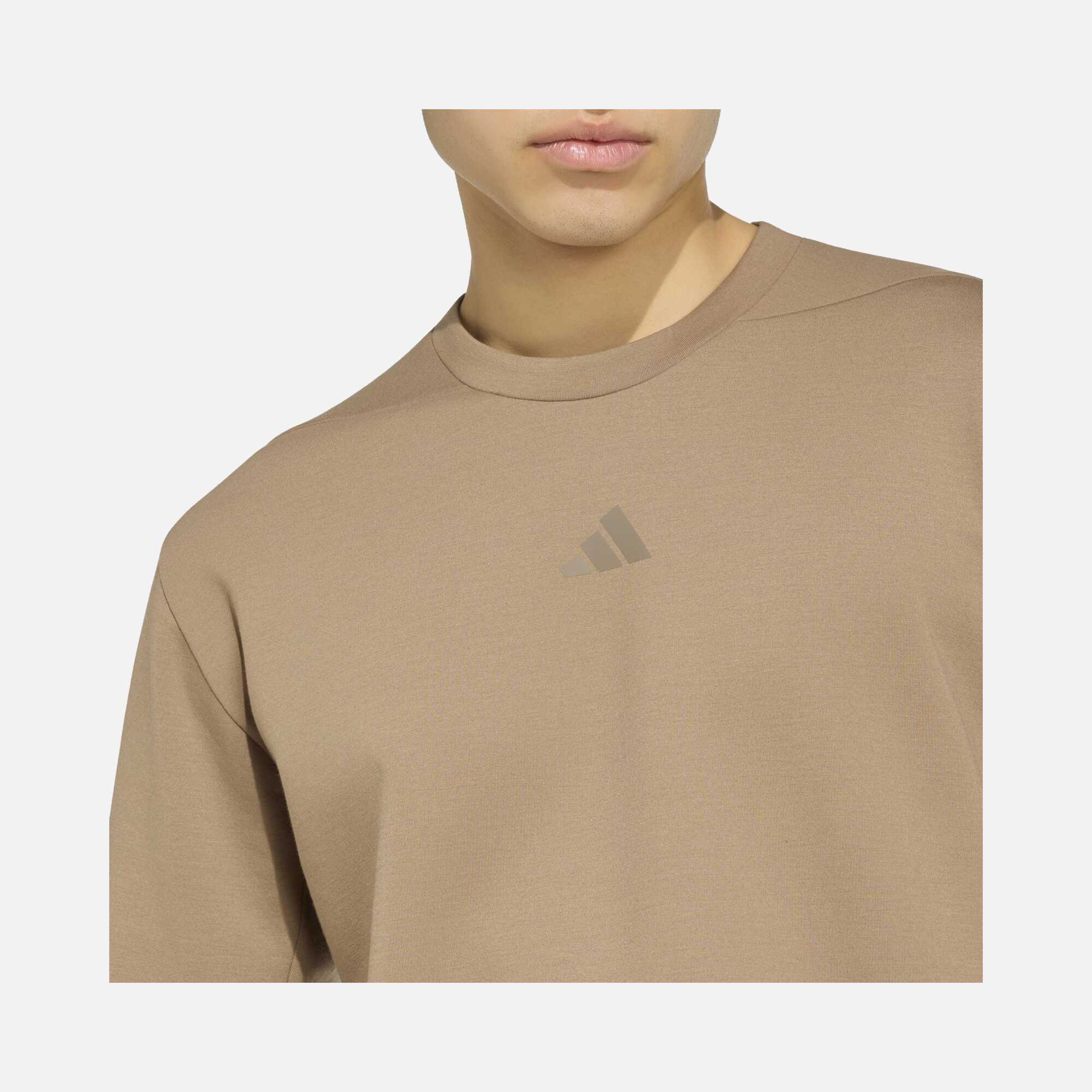 adidas AEROREADY Designed for Gym & Training Crew Erkek Sweatshirt