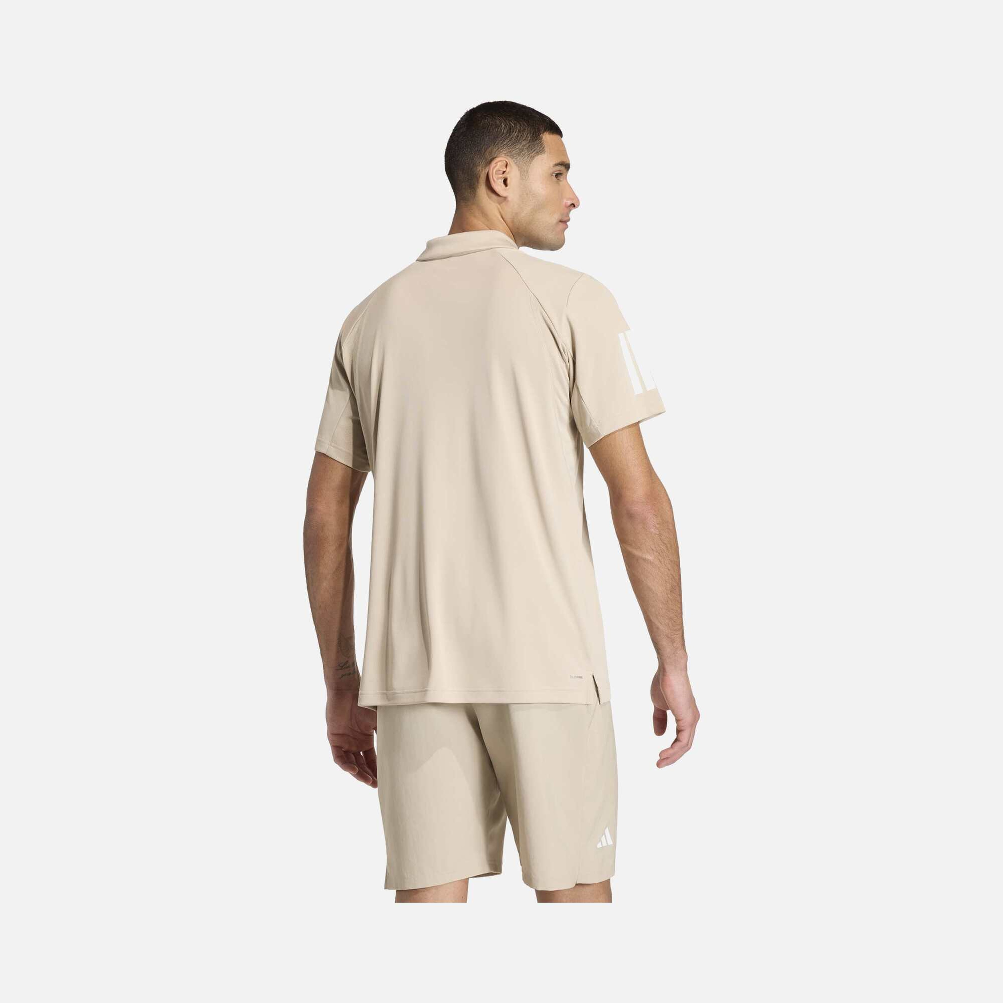 adidas Climacool Club Tennis 3-Stripes Two Button Polo Collar FreeLift Design Short-Sleeve Erkek Tişört