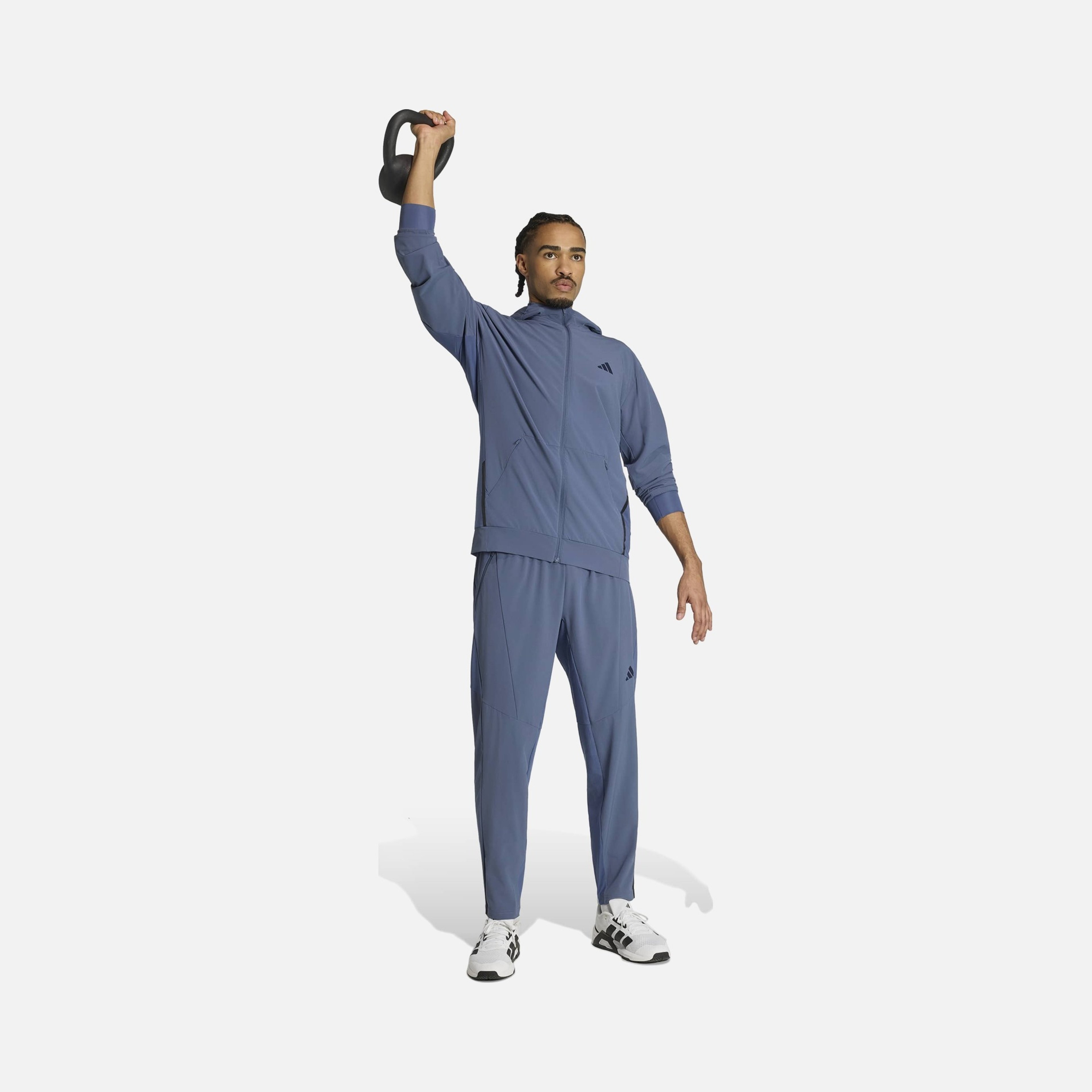 adidas D4T Workout Full Zip Erkek Ceket | Barçın