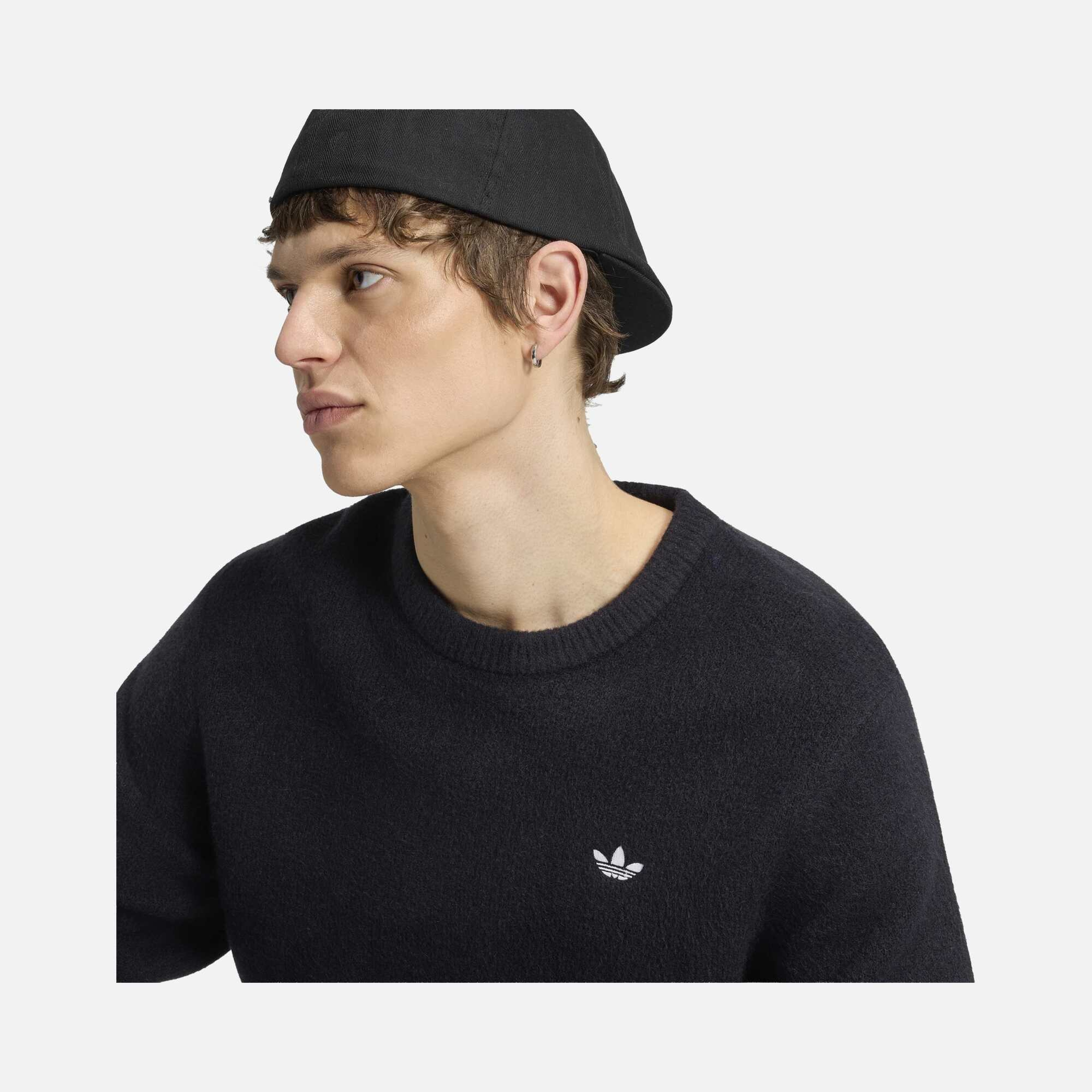 adidas Trefoil Essentials Fully Knit Erkek Sweatshirt