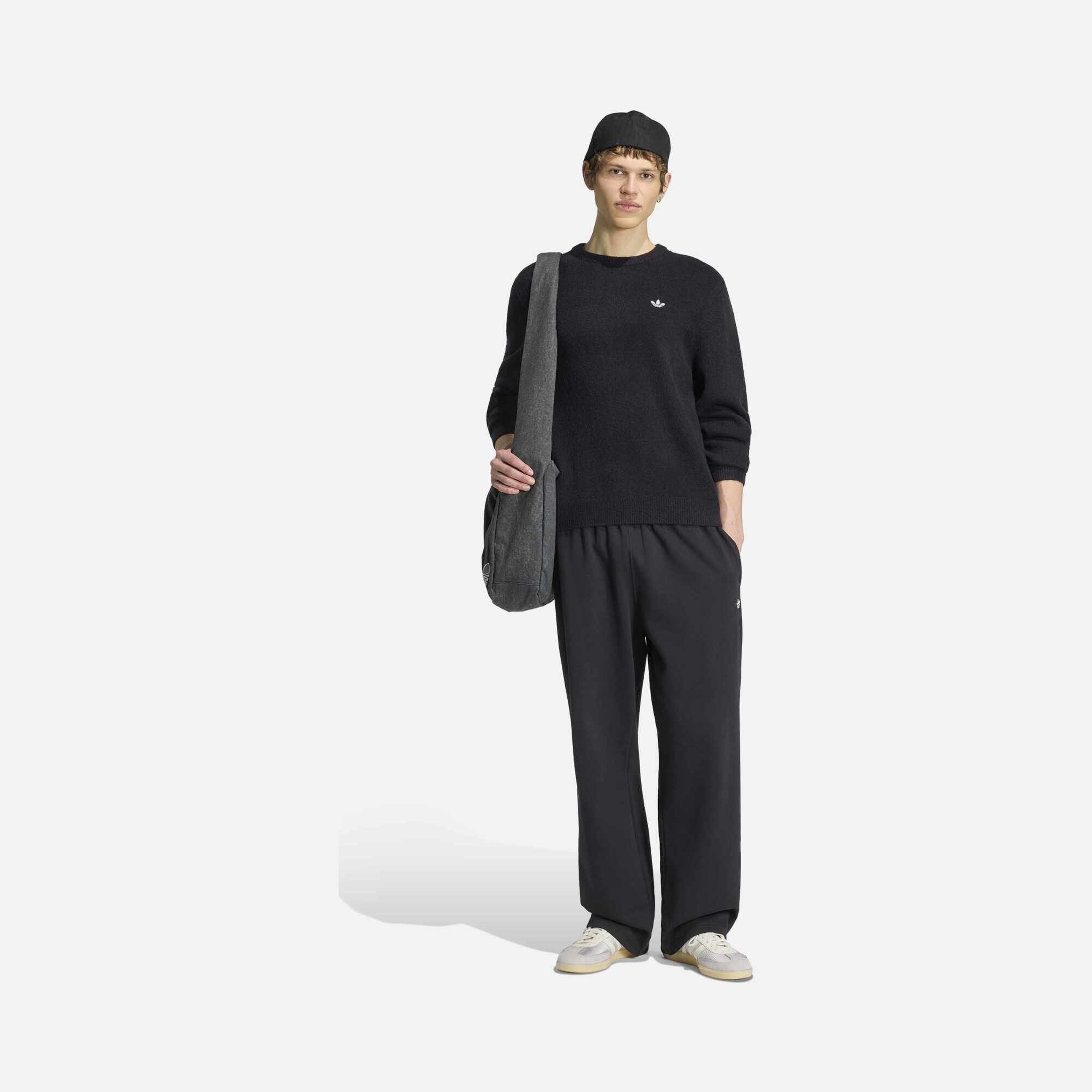 adidas Trefoil Essentials Fully Knit Erkek Sweatshirt