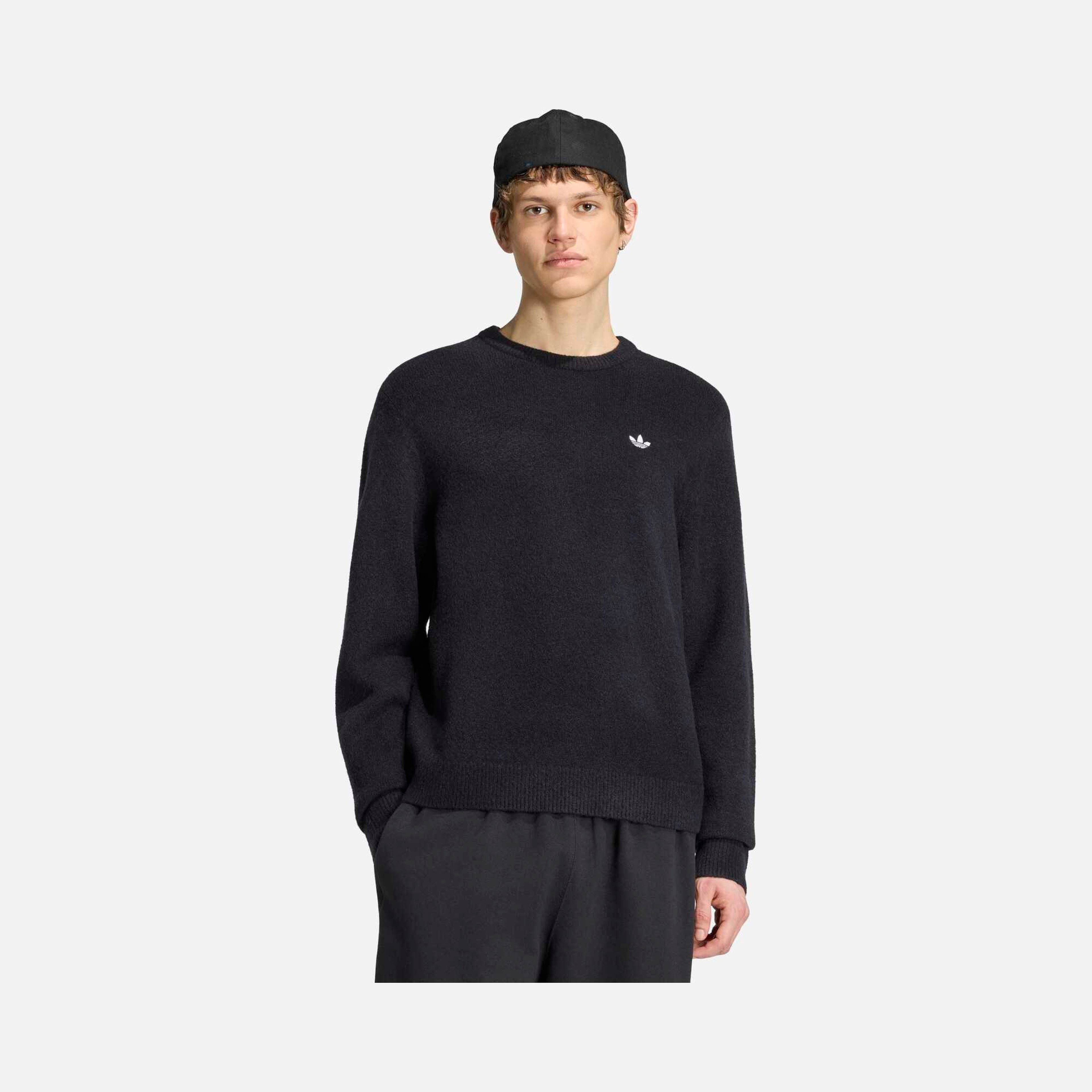adidas Trefoil Essentials Fully Knit Erkek Sweatshirt
