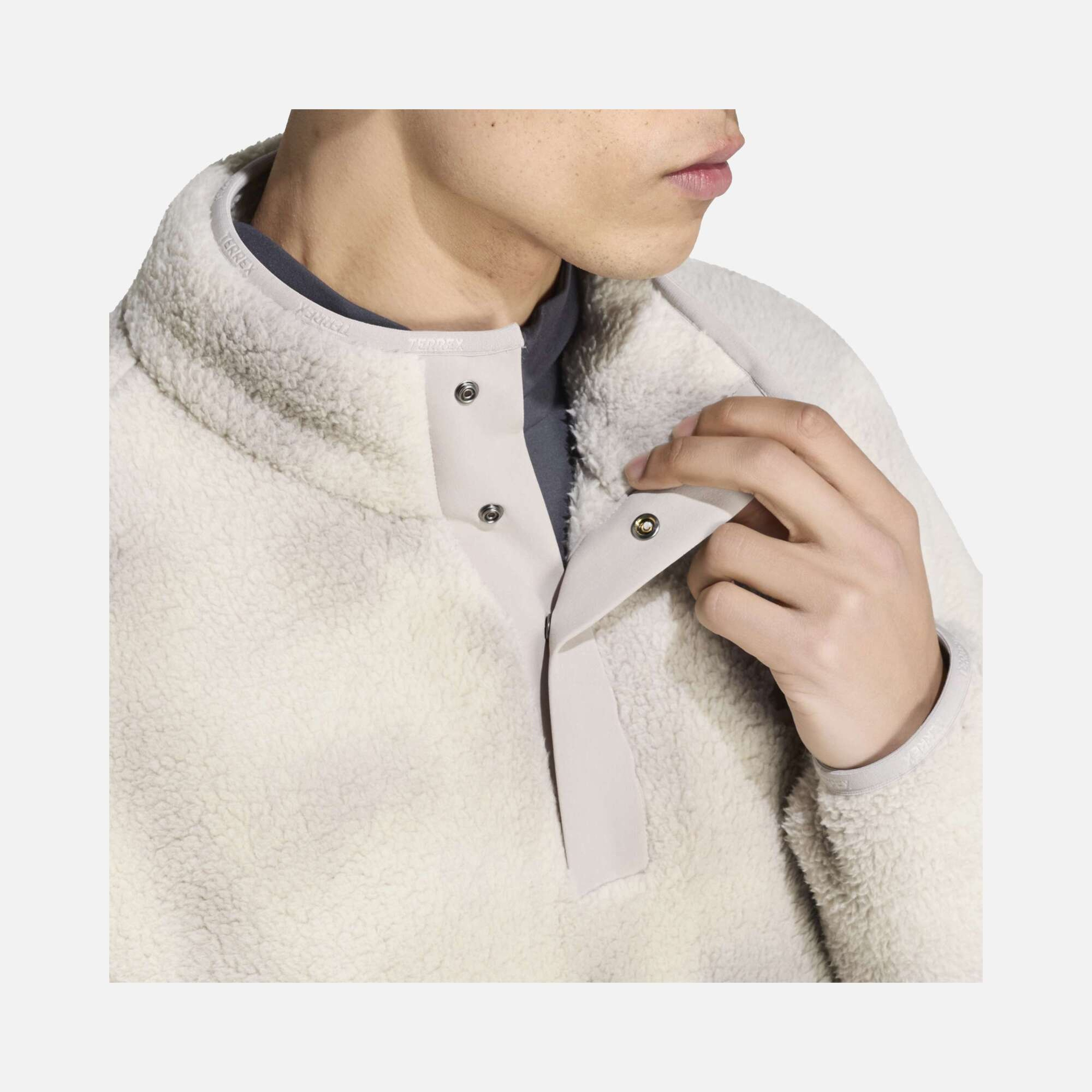 adidas Terrex Multi High Pile Fleece Pullover Erkek Sweatshirt