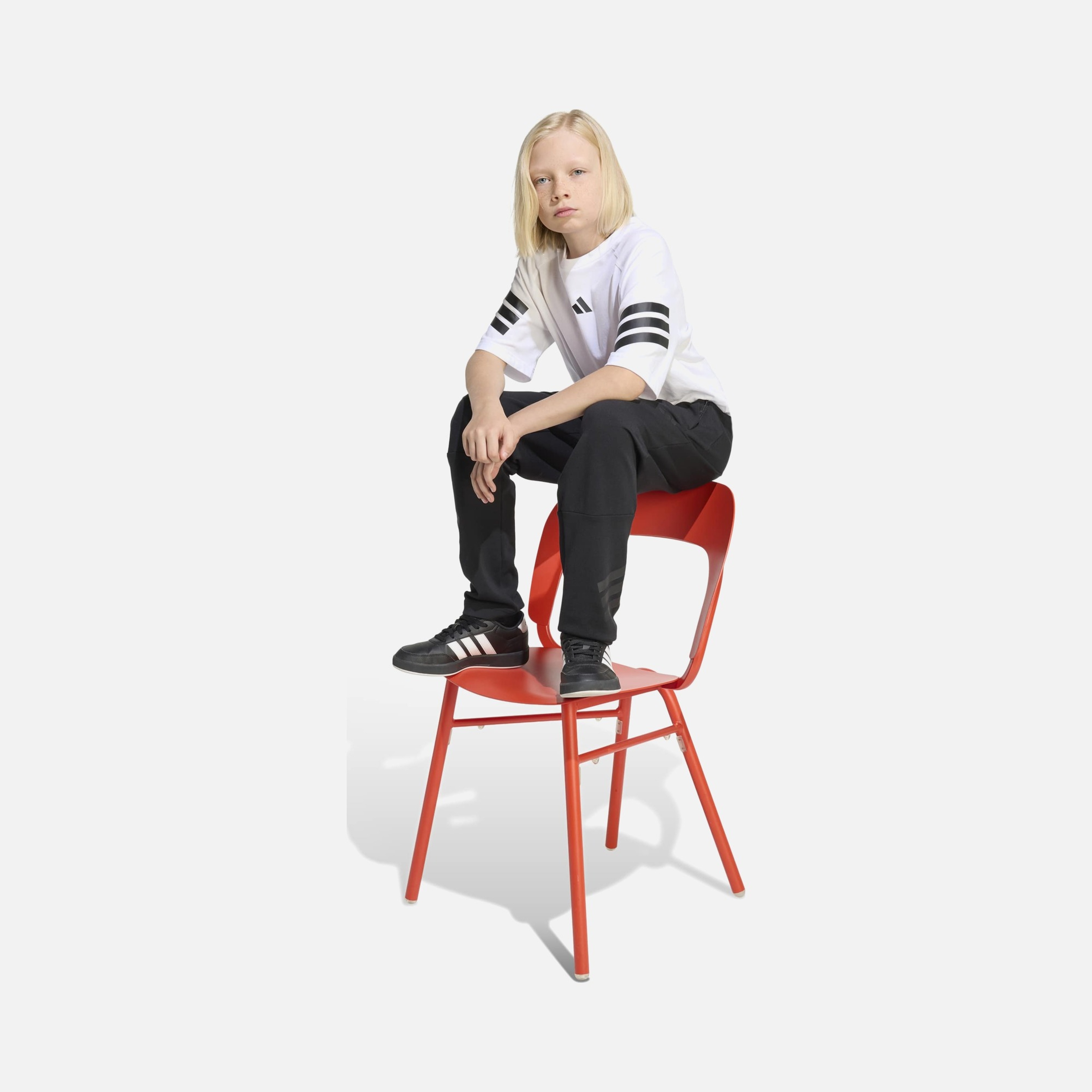 adidas Future Icons 3-Stripes Cuffed Çocuk Pantolon
