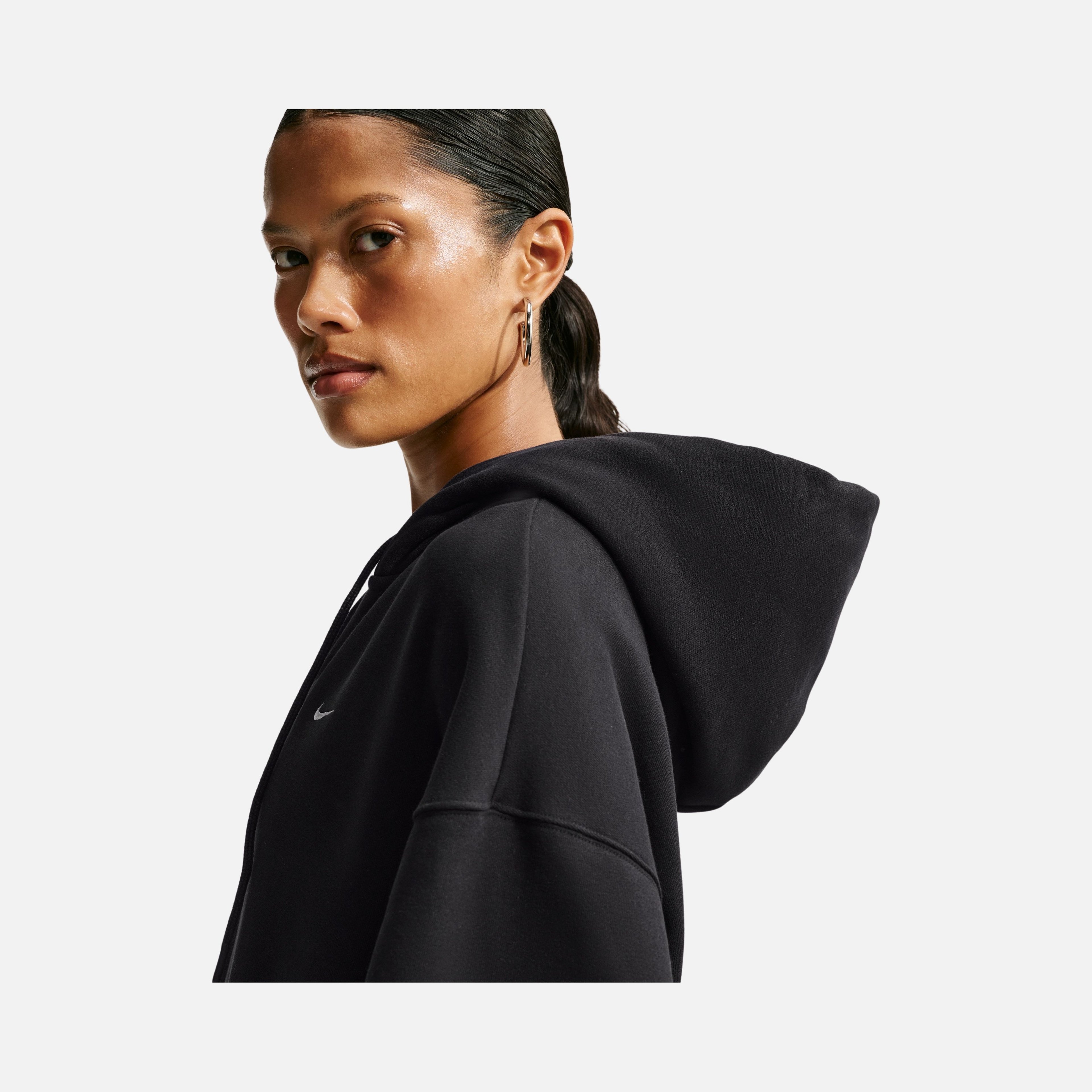 Nike Studio Fleece Medium Weight Oversized Full-Zip Kadın Ceket