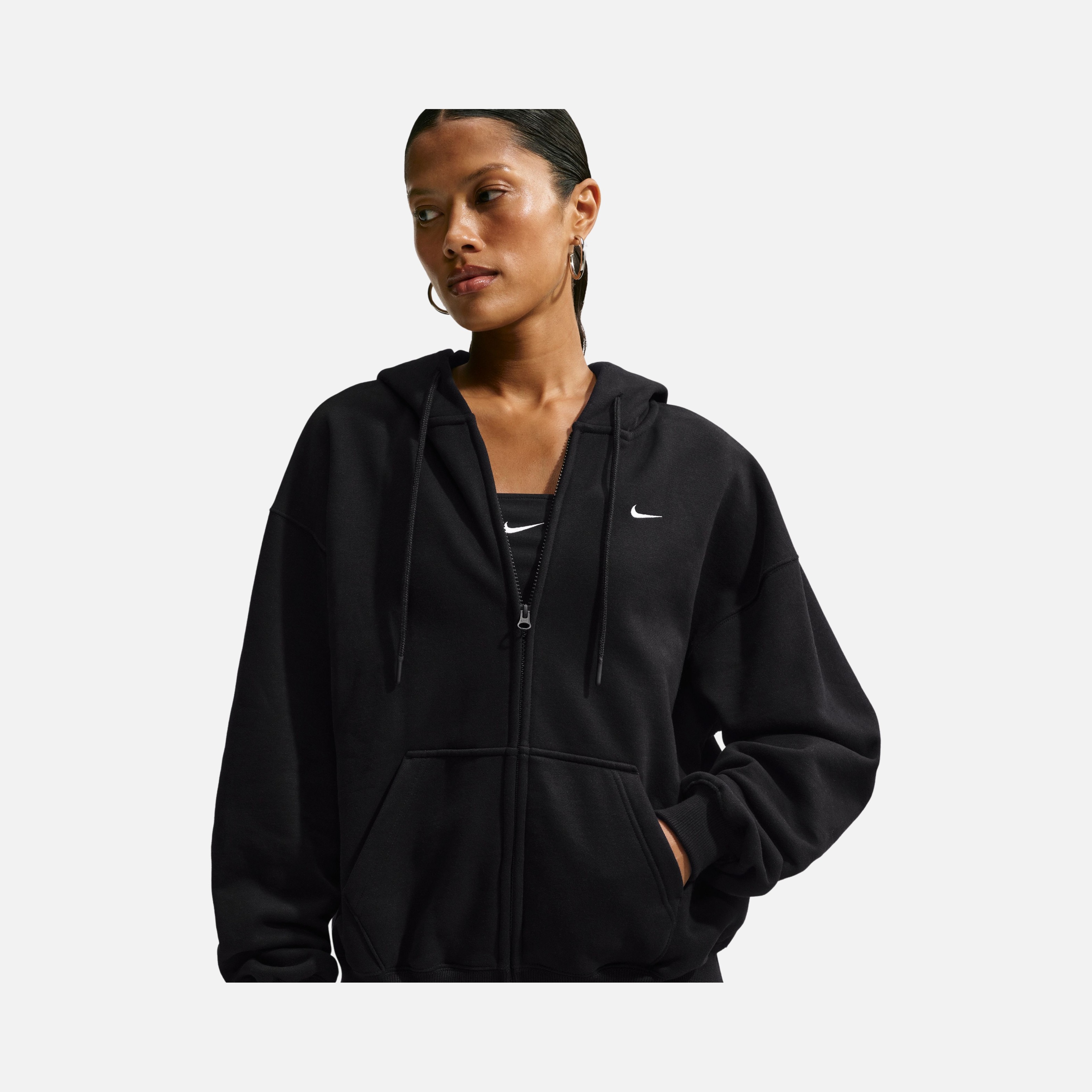 Nike Studio Fleece Medium Weight Oversized Full-Zip Kadın Ceket