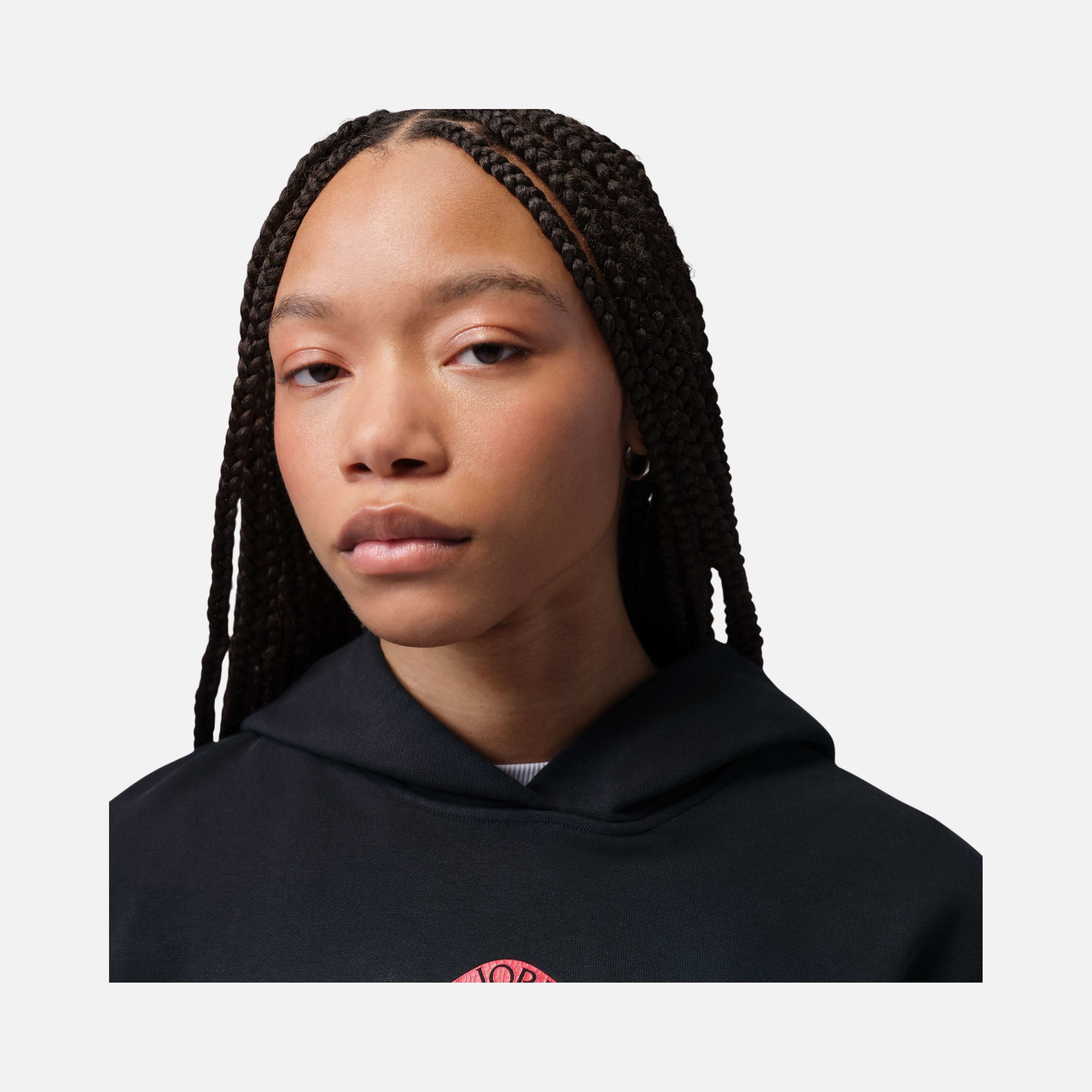 Nike Jordan Flight Fleece Ft Short-Sleeve Top Wings Kadın Tişört