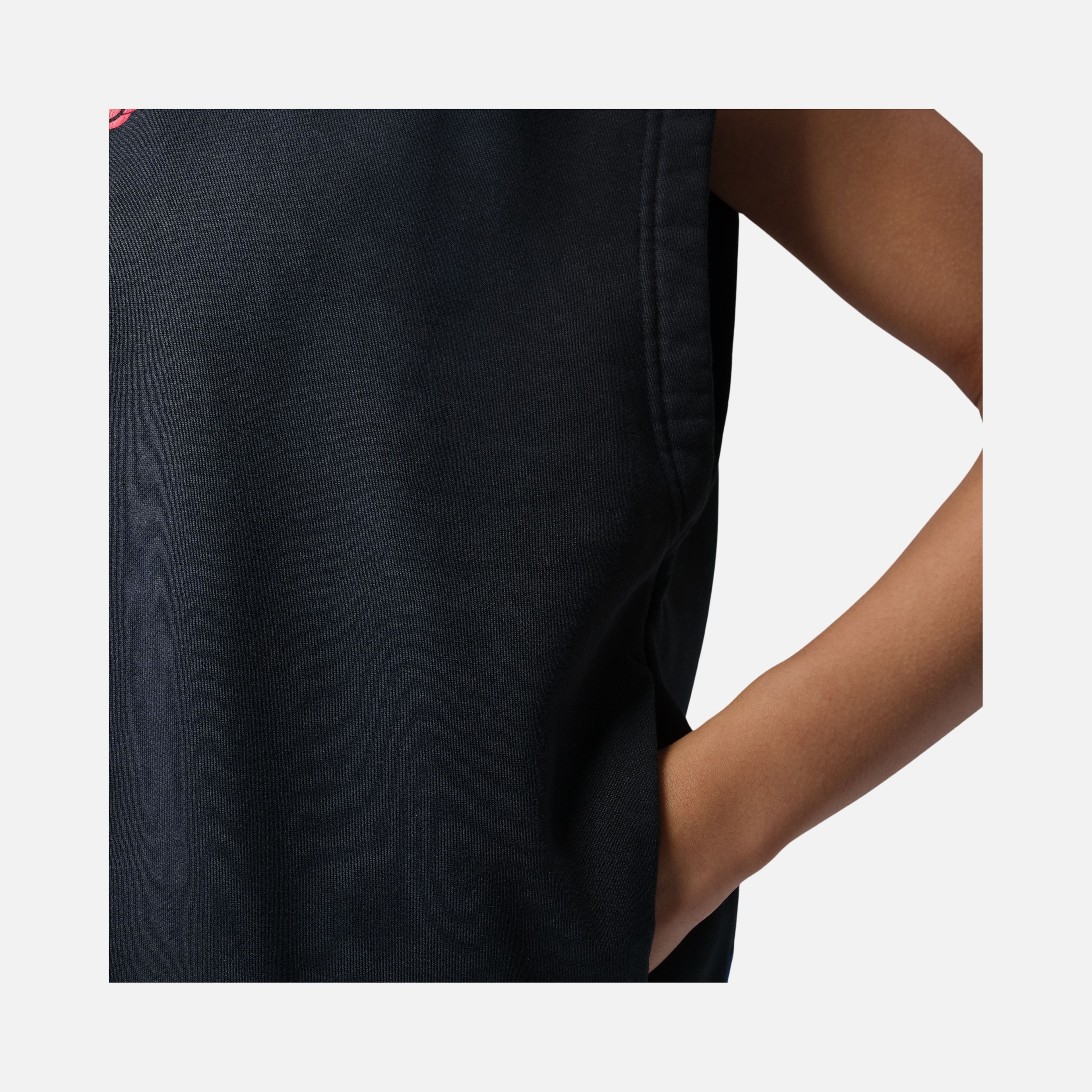 Nike Jordan Flight Fleece Ft Short-Sleeve Top Wings Kadın Tişört