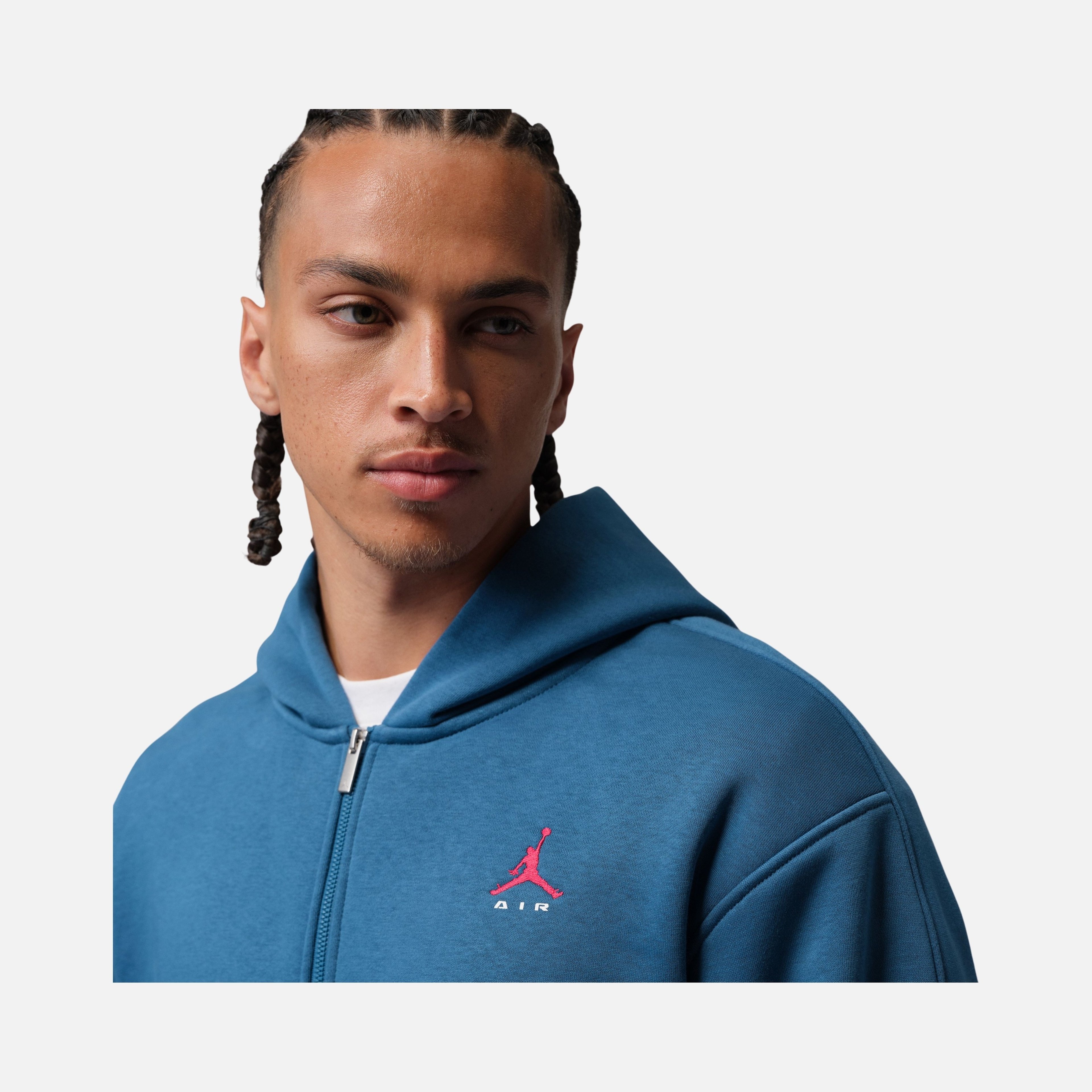 Nike Jordan Brooklyn Tam Boy Fermuarlı Erkek Kapüşonlu Ceket