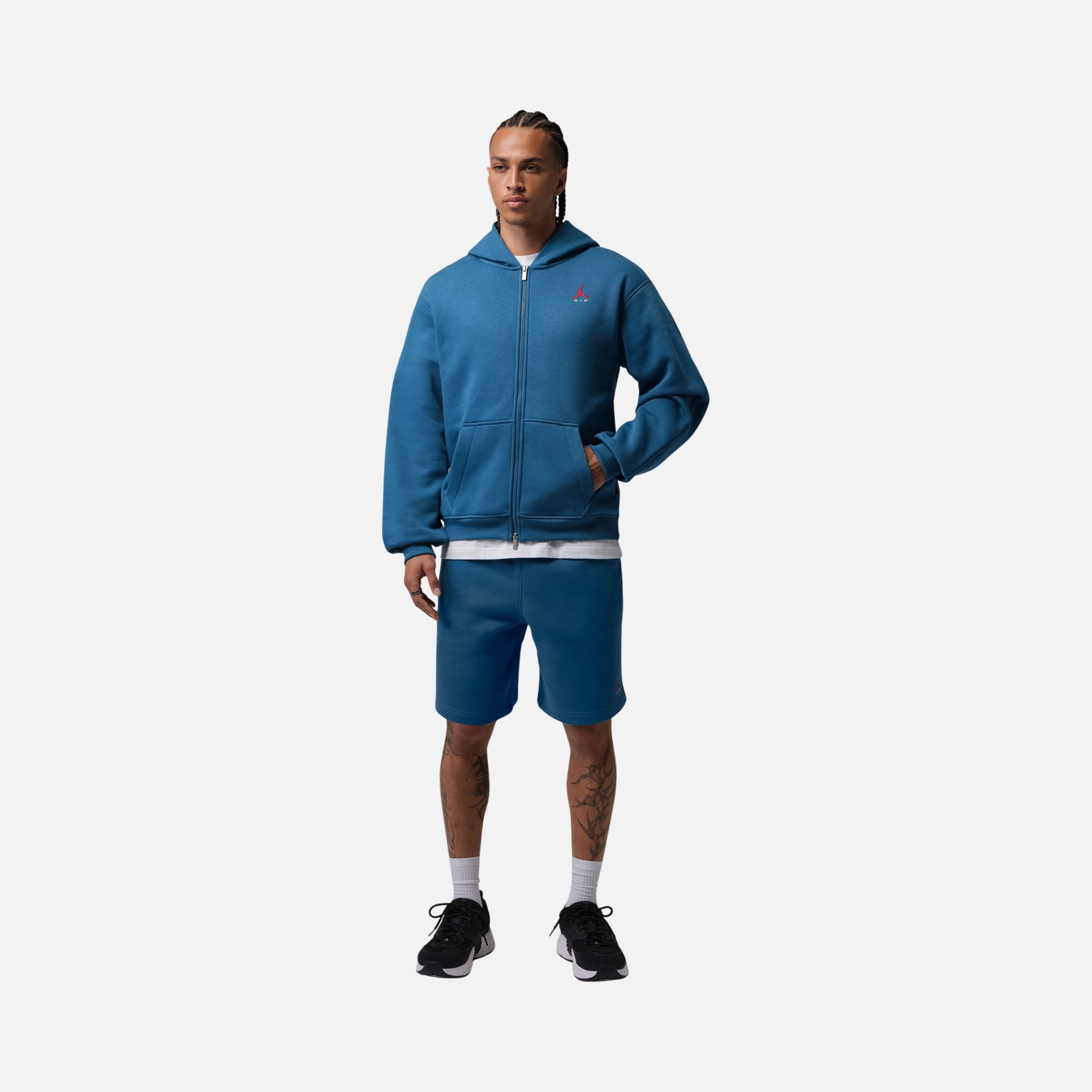 Nike Jordan Brooklyn Tam Boy Fermuarlı Erkek Kapüşonlu Ceket