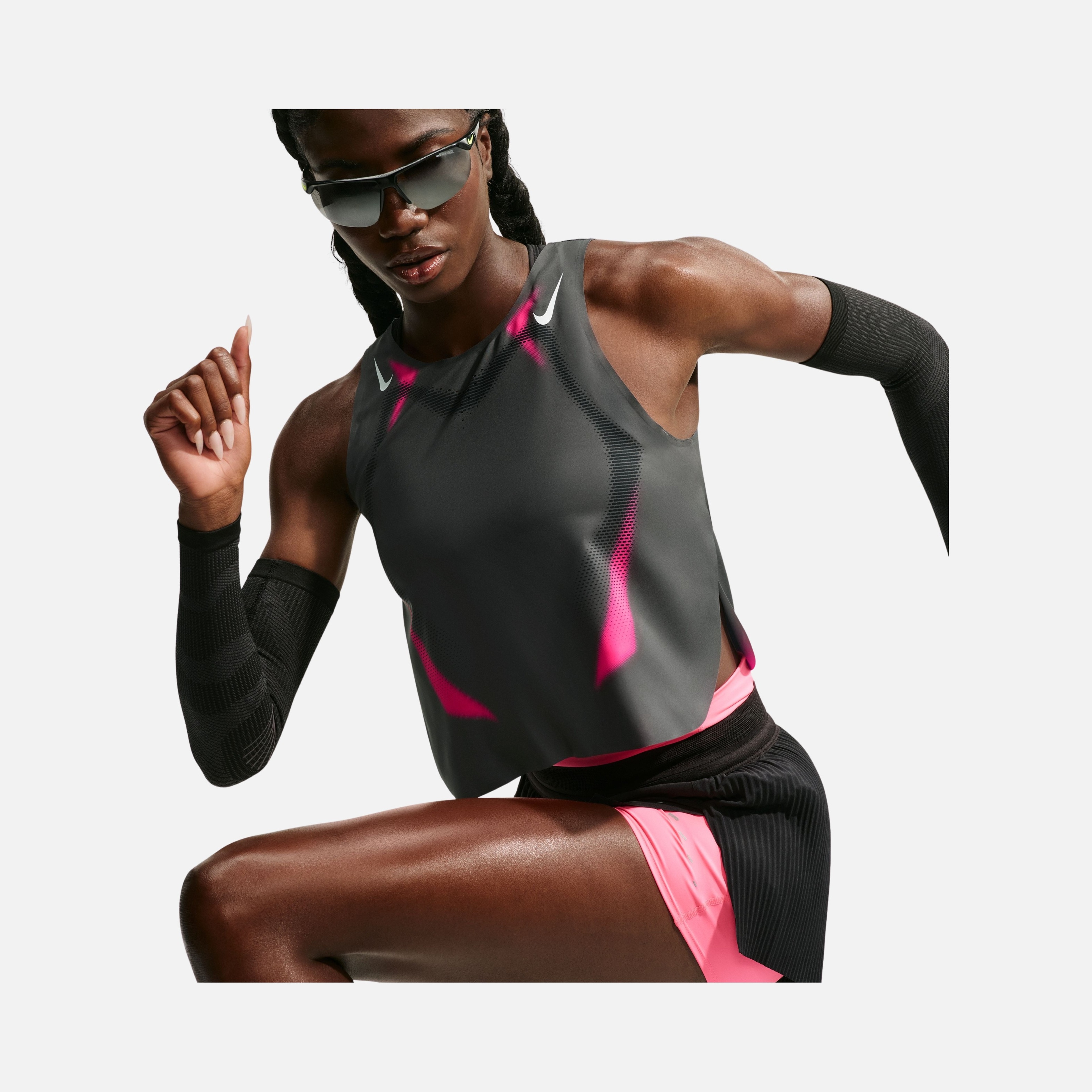 Nike AeroSwift Dri-FIT ADV Cropped Running Kadın Atlet