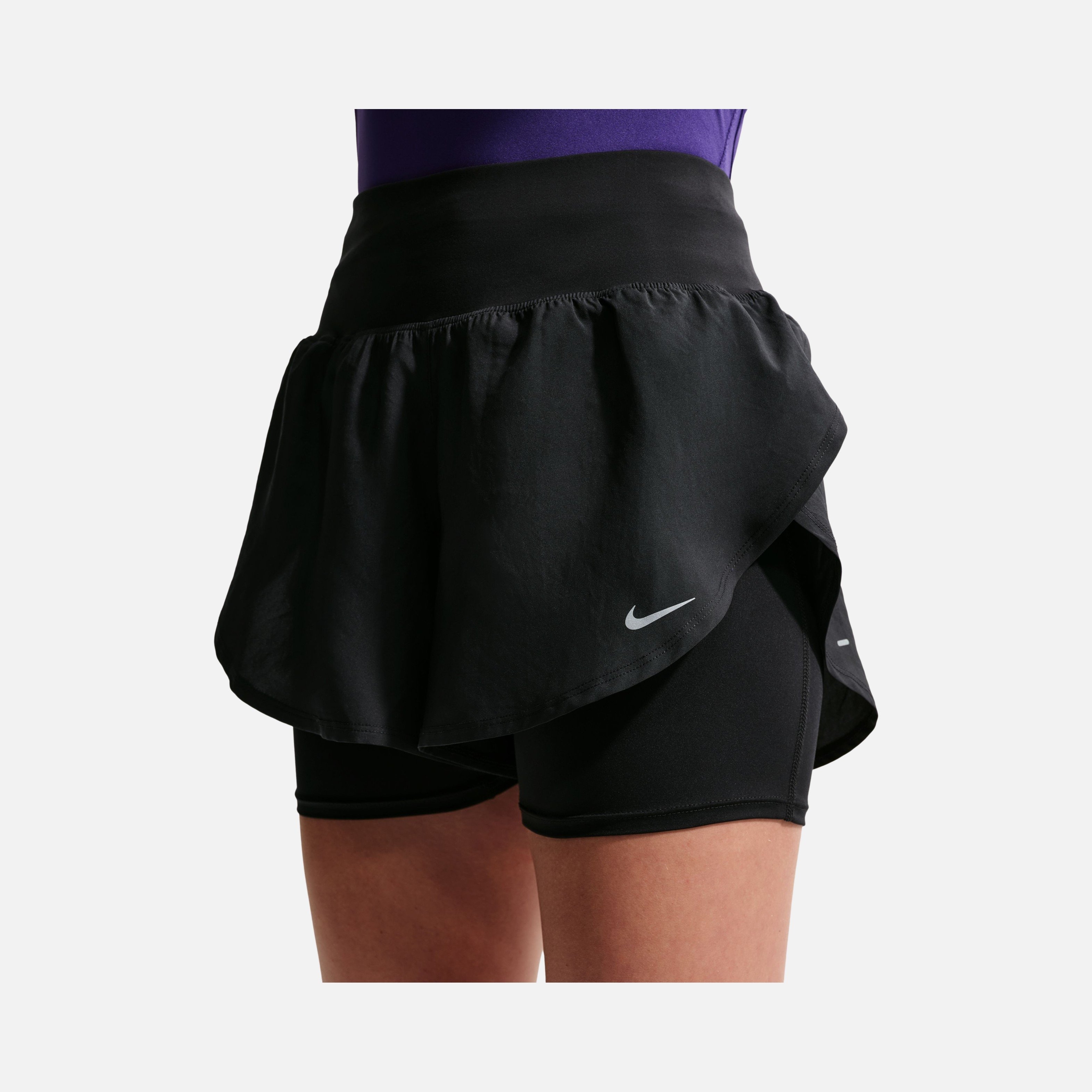 Nike Flow Dri-FIT High-Waisted 2in1 Kadın Şort