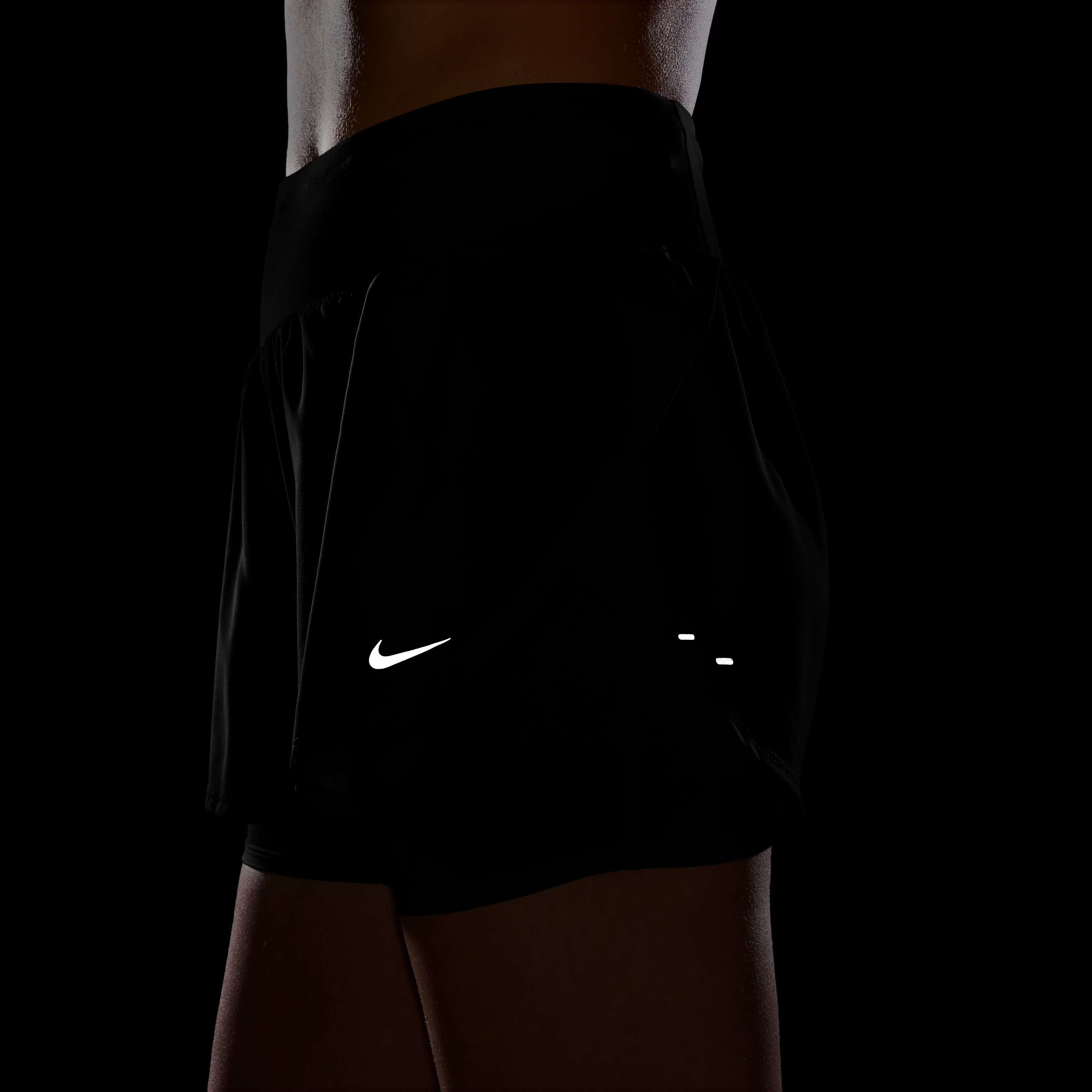 Nike Flow Dri-FIT High-Waisted 2in1 Kadın Şort