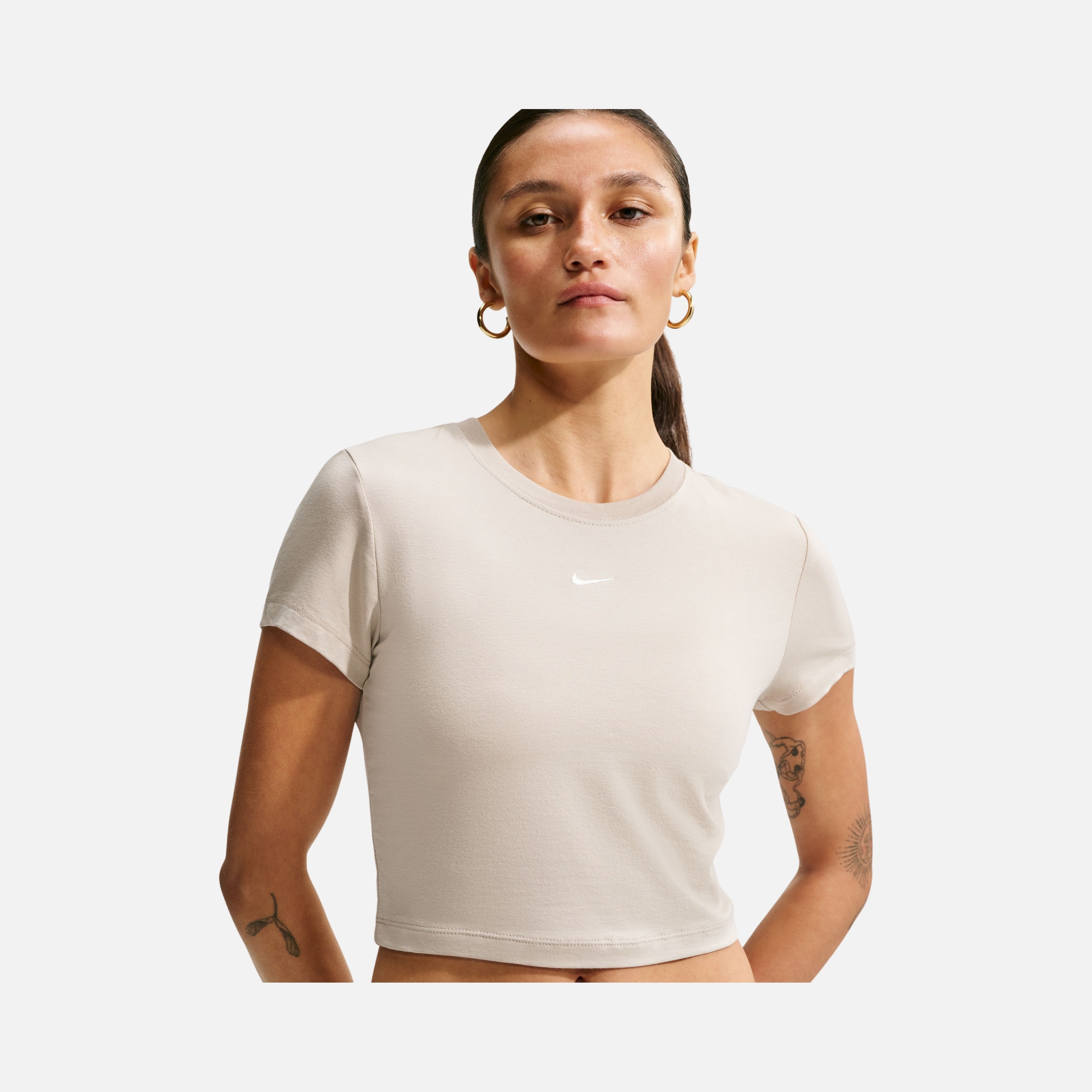 Nike Sportswear Chill Knit Crop Kadın Tişört