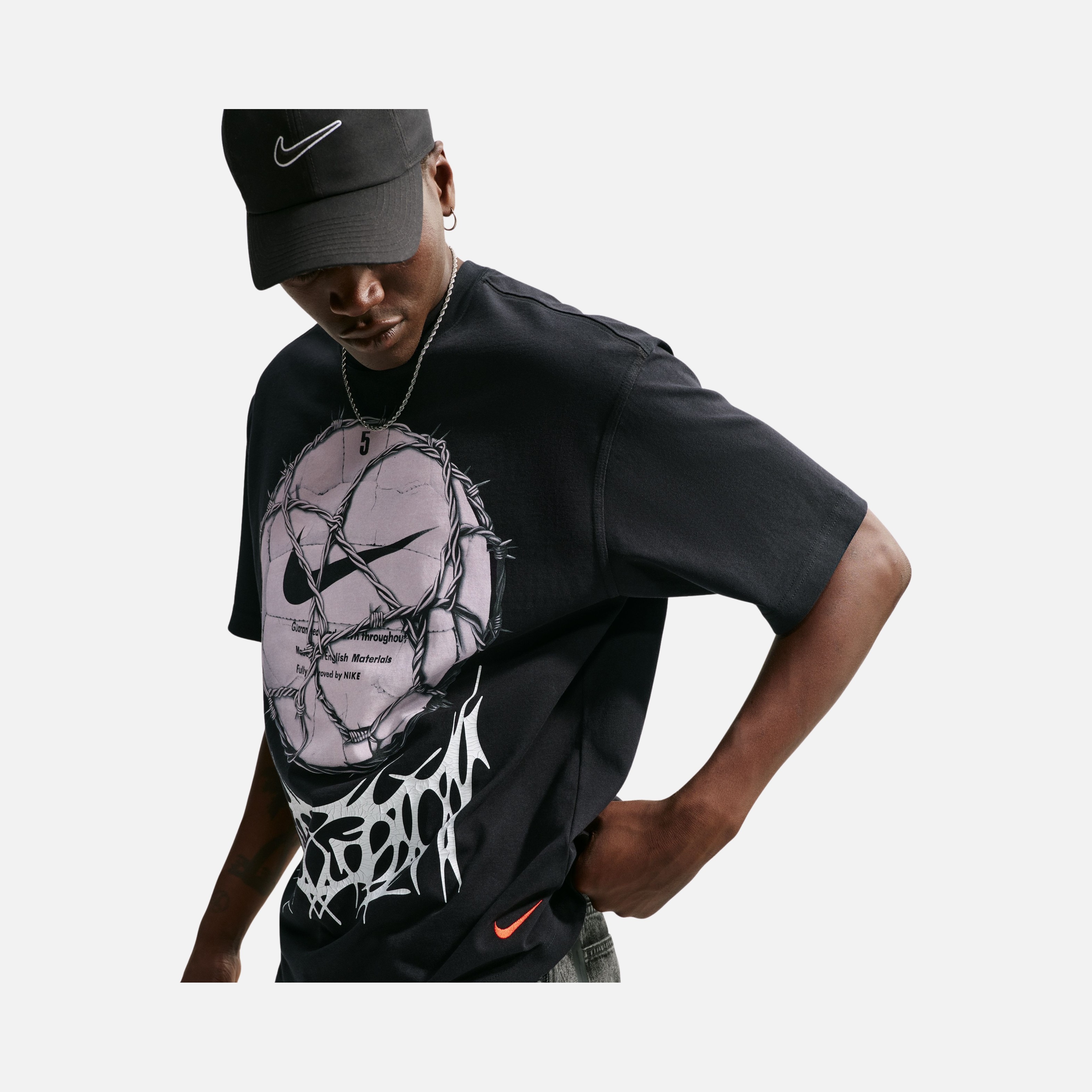 Nike Nsw Loose Ymh Zig Zag Erkek Tişört | Barçın