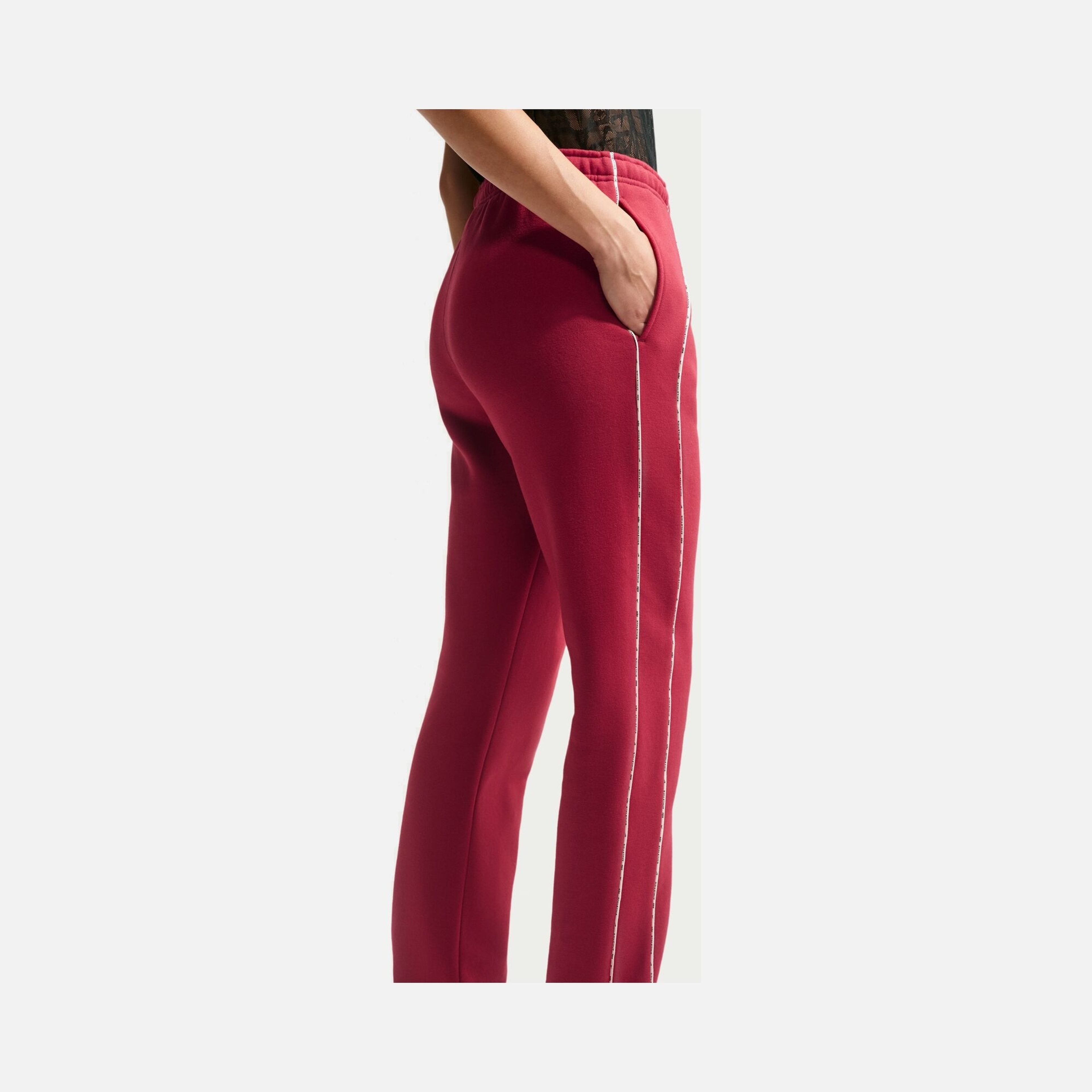 Nike Studio Fleece Mid-Rise Adjustable Cuff Kadın Pantolon