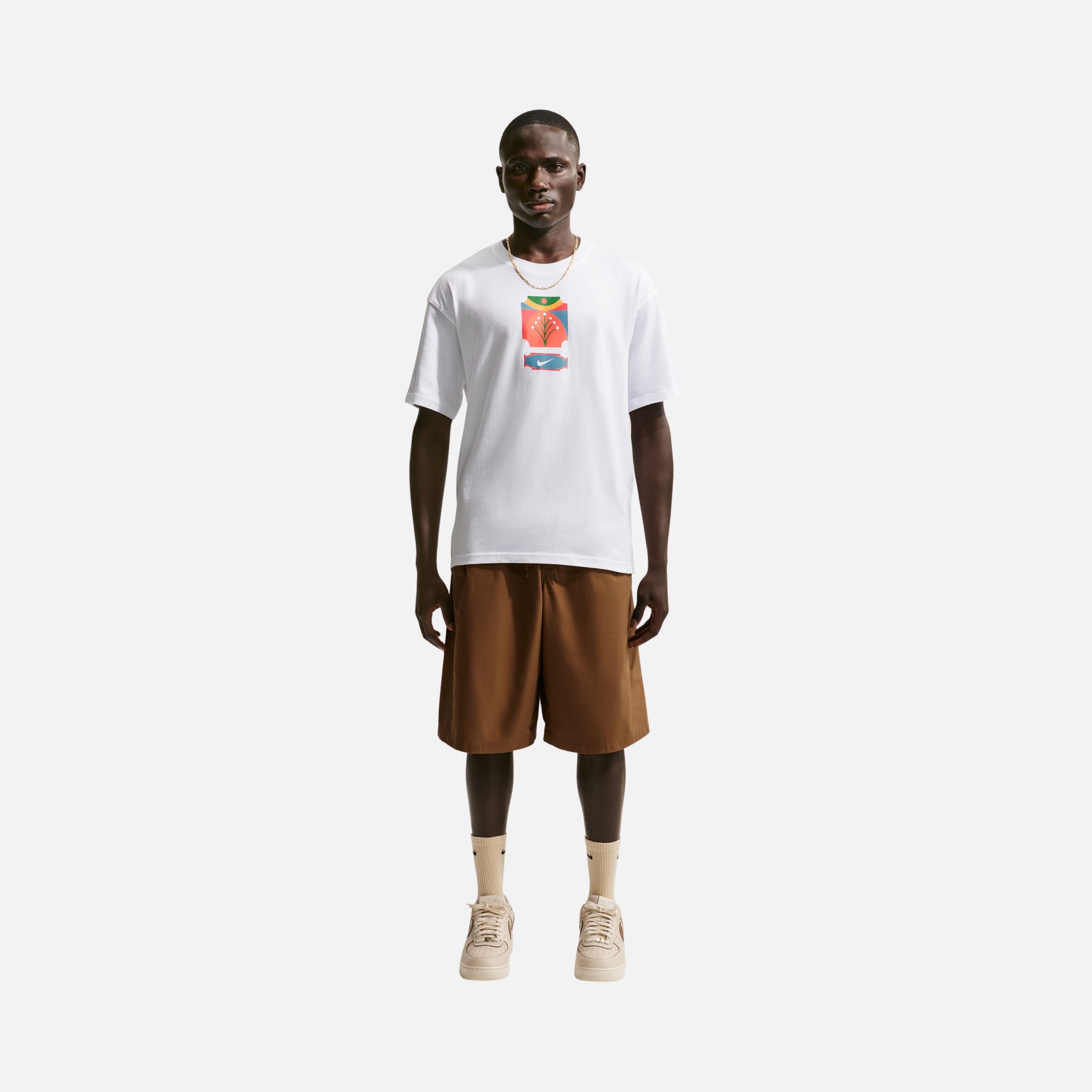 Nike Sportswear Loose Palm Tree Erkek Tişört