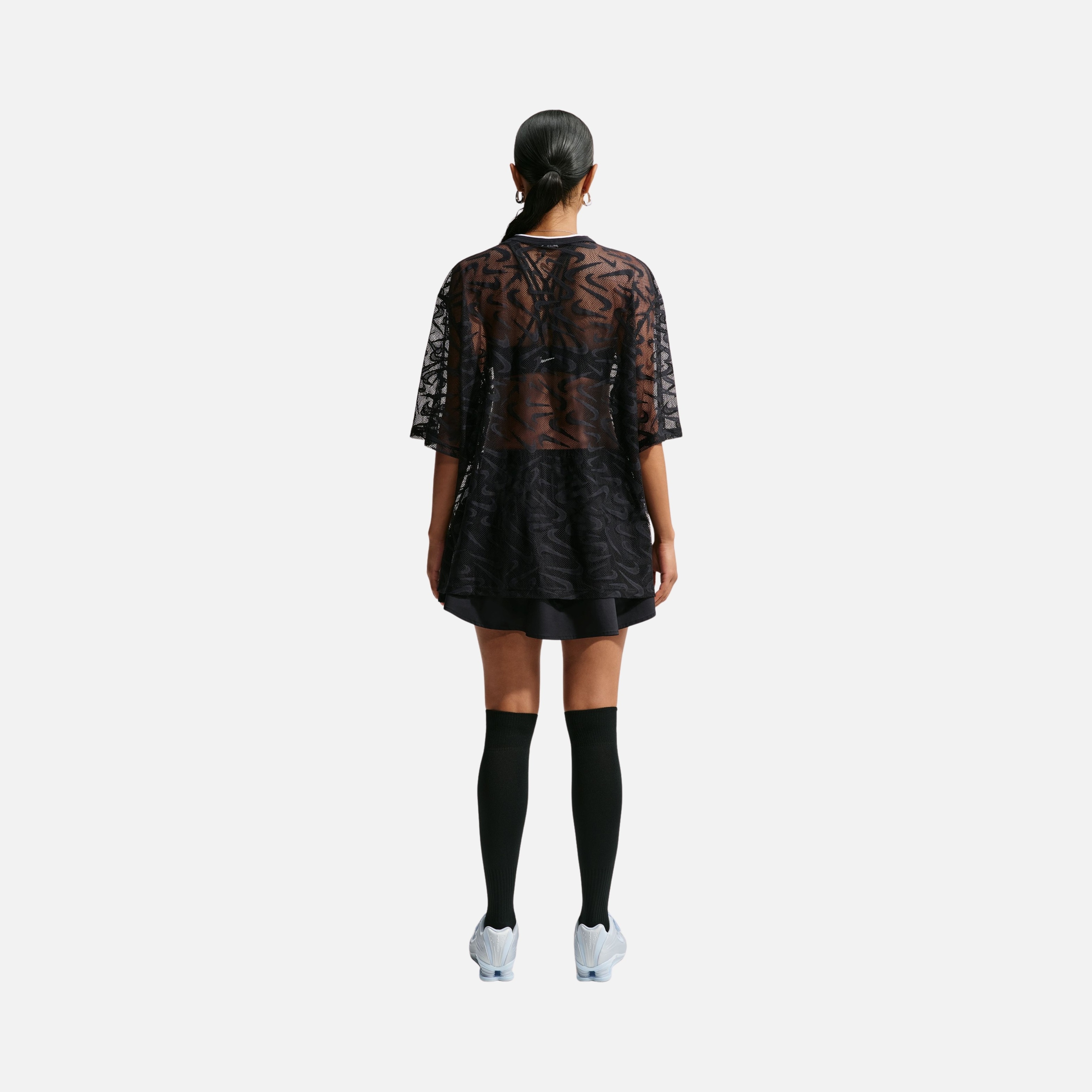 Nike Chill Woven Lace Kadın Tişört