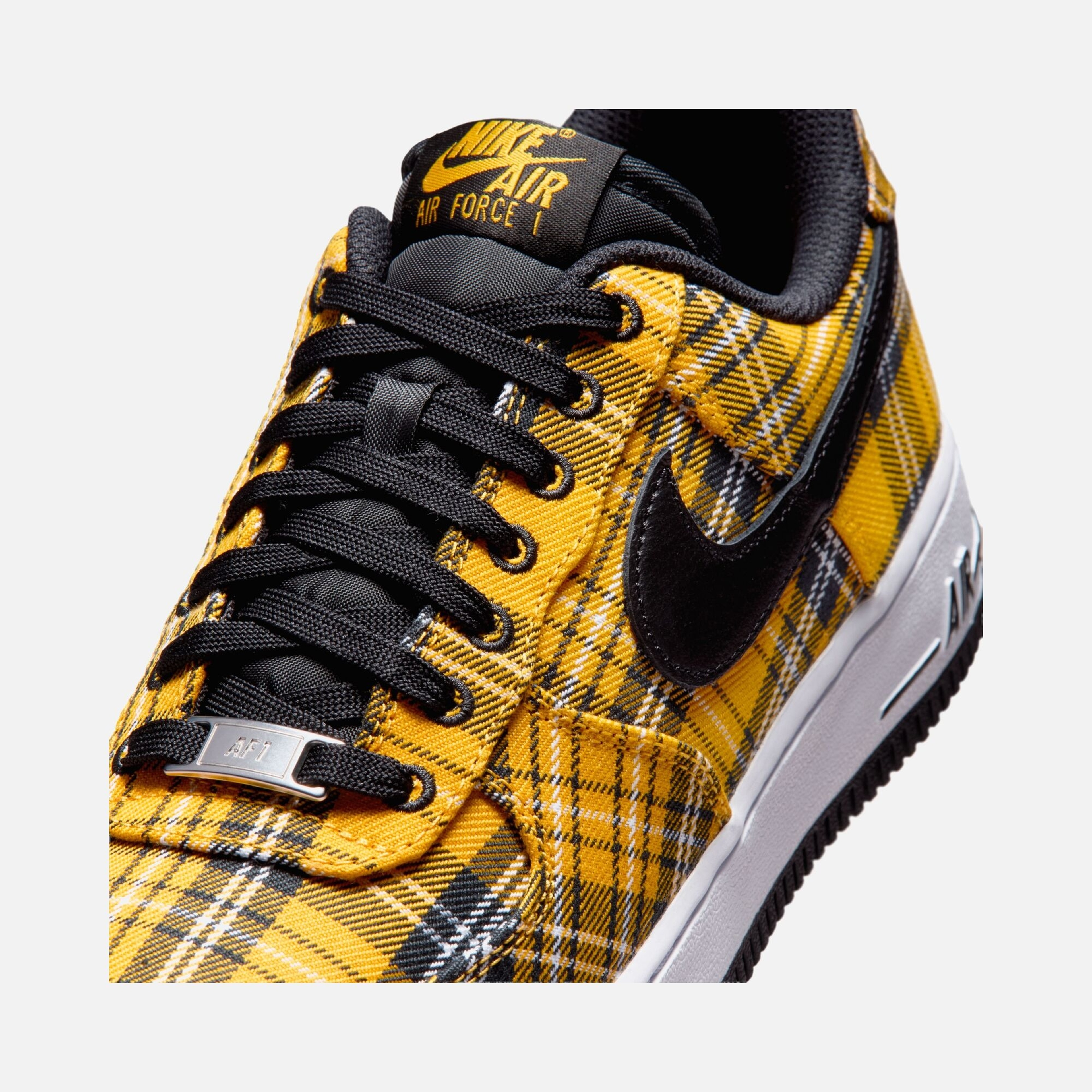 Nike Air Force 1 Low "Clueless Yellow Plaid" Kadın Spor Ayakkabı