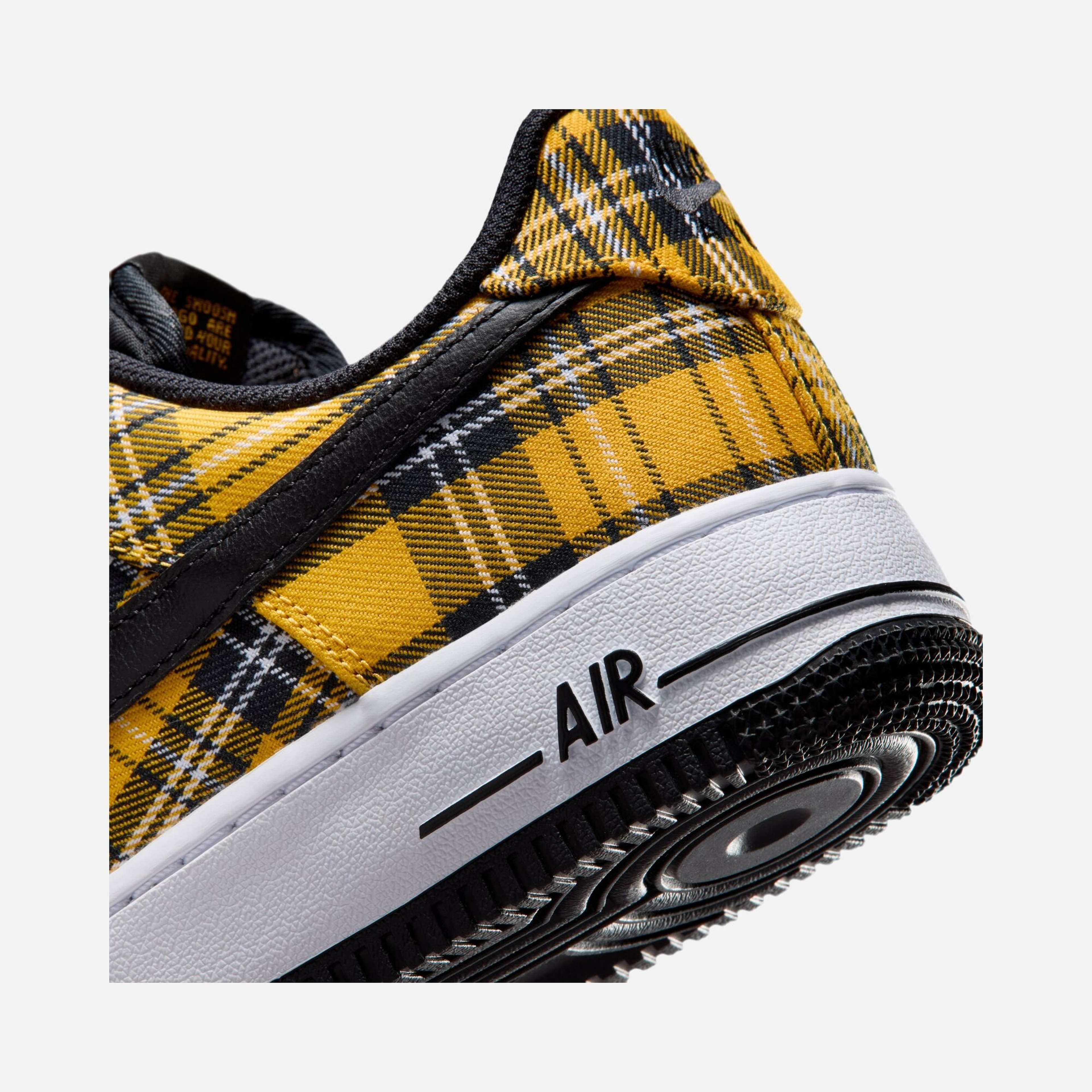 Nike Air Force 1 Low "Clueless Yellow Plaid" Kadın Spor Ayakkabı