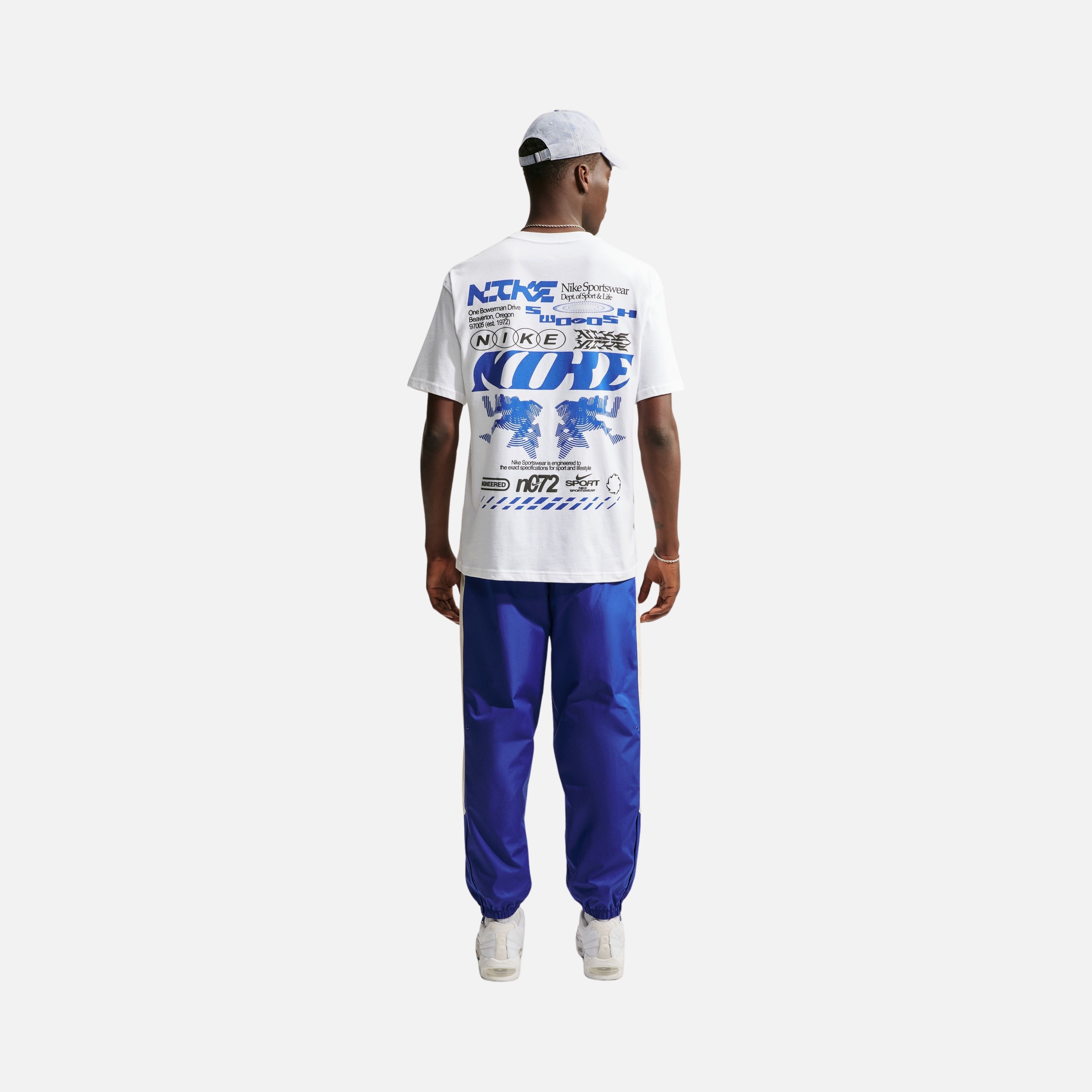 Nike Sportswear Loose Fit Poster Erkek Tişört