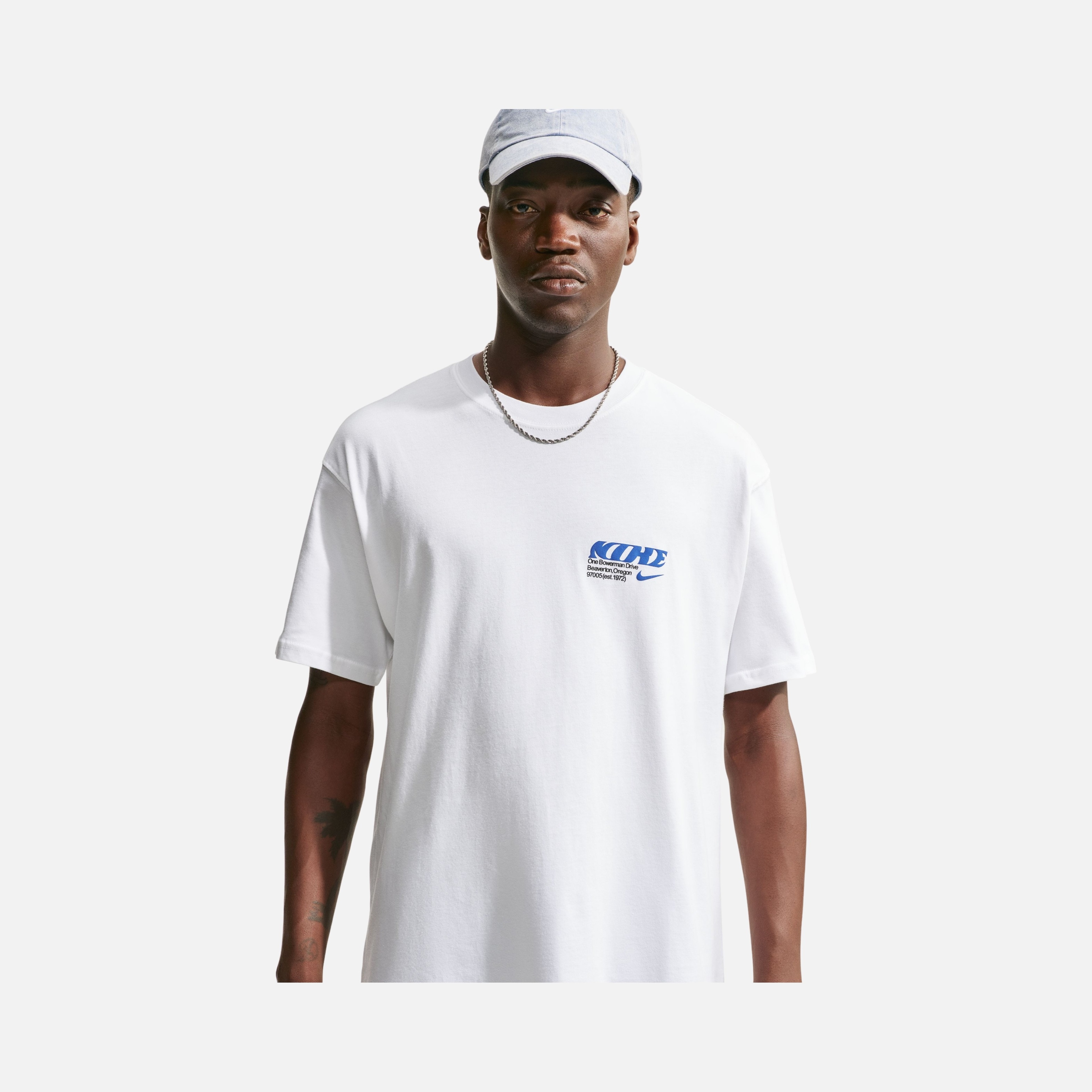 Nike Sportswear Loose Fit Poster Erkek Tişört