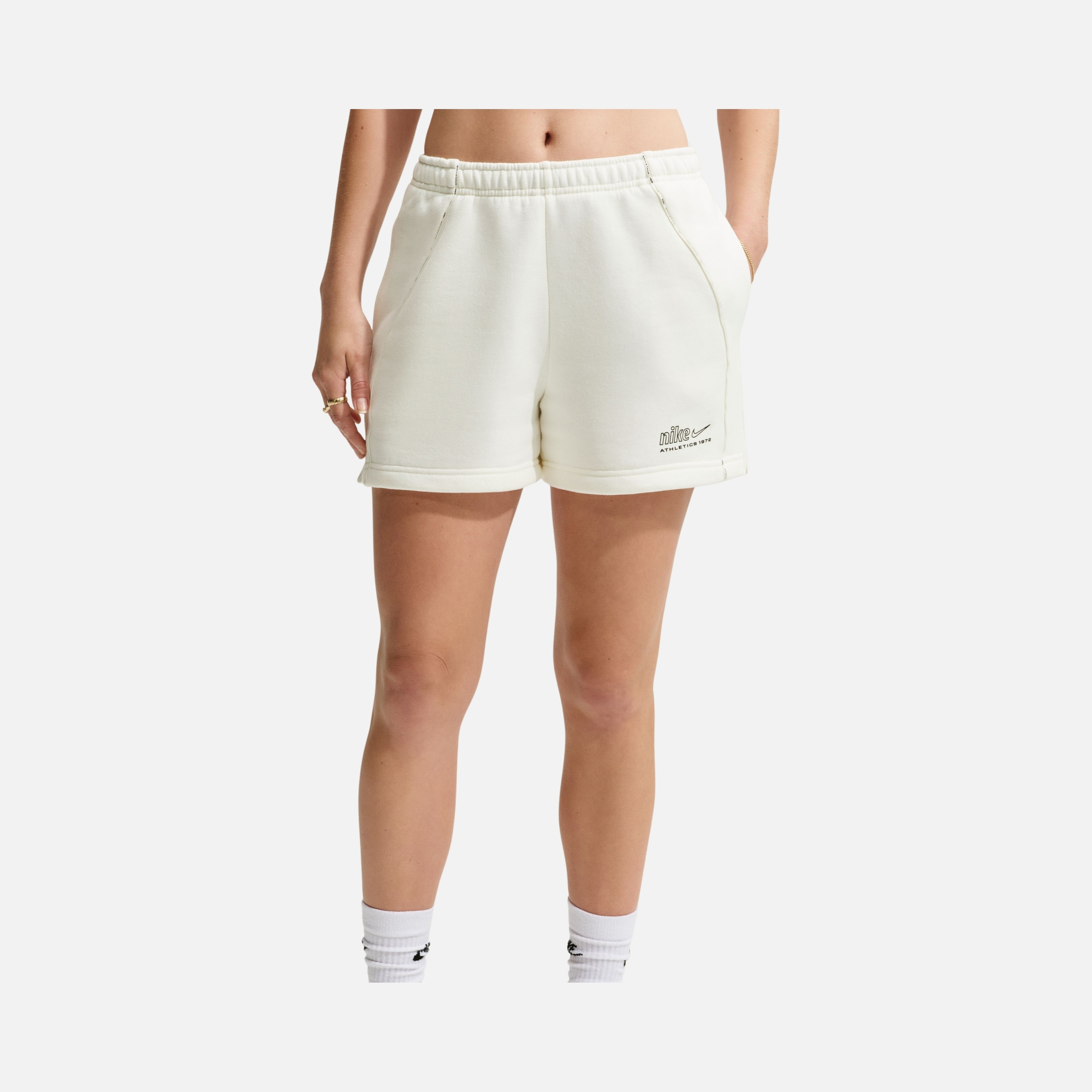 Nike Studio Fleece Mid-Rise Adjustable Kadın Şort
