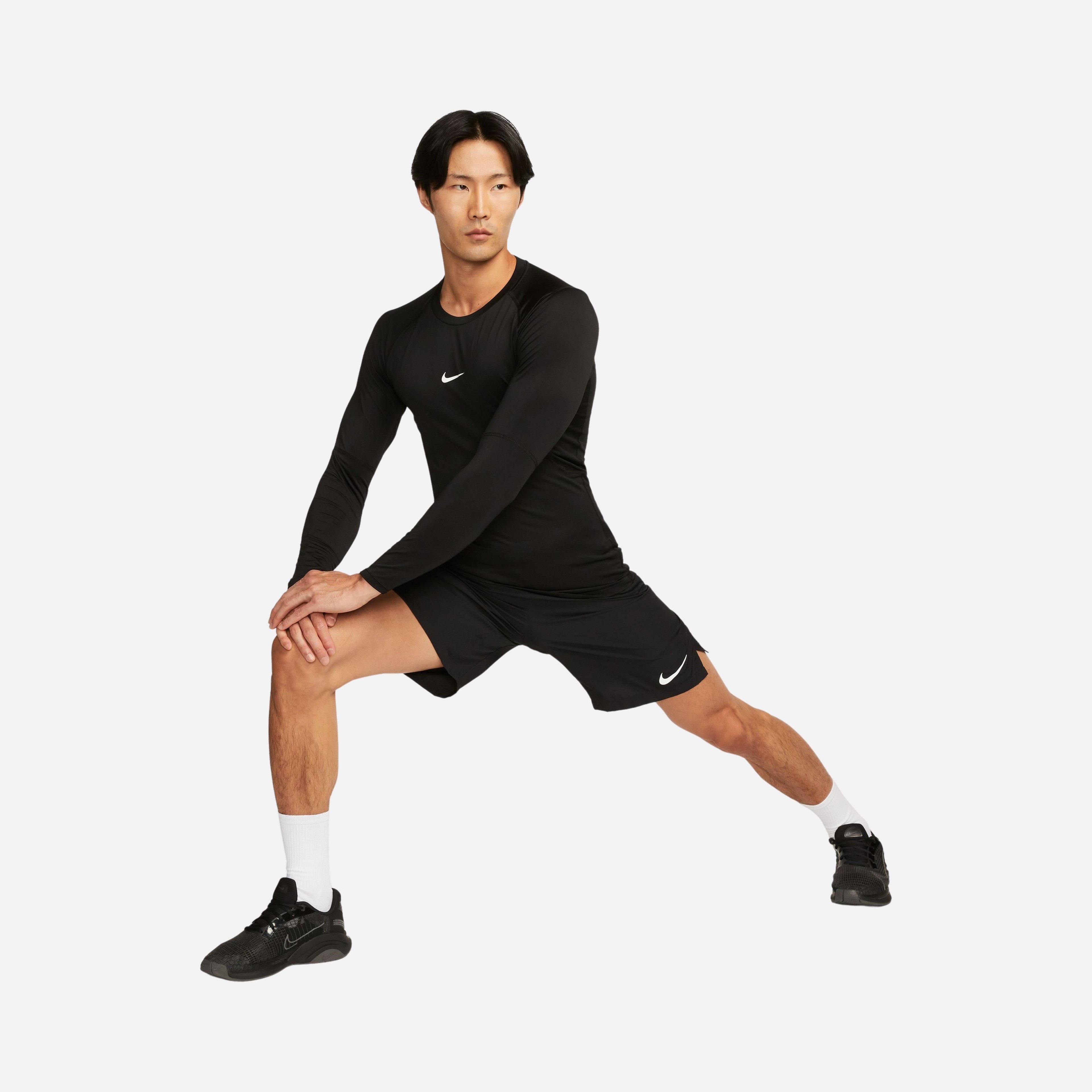Nike Pro Dri-Fit Tight Fitness Training Long-Sleeve Erkek Tişört