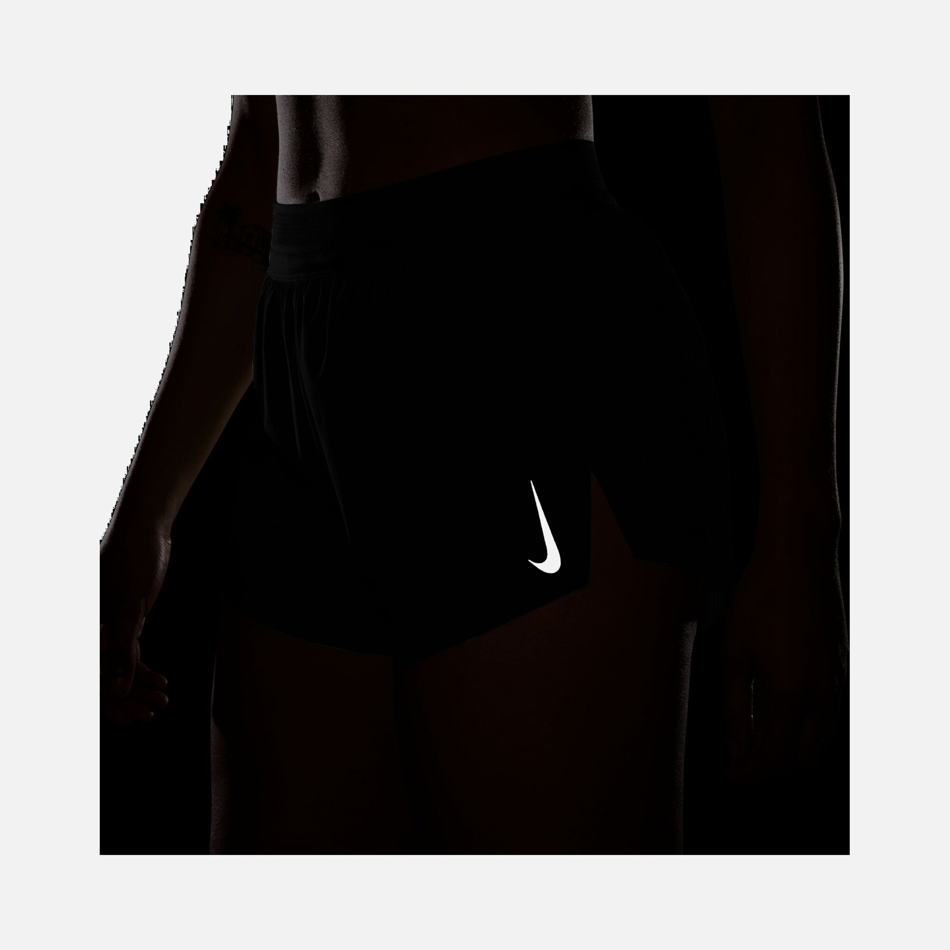 Nike AeroSwift Dri-Fit ADV Mid-Rise Brief-Lined 3" Running Kadın Şort