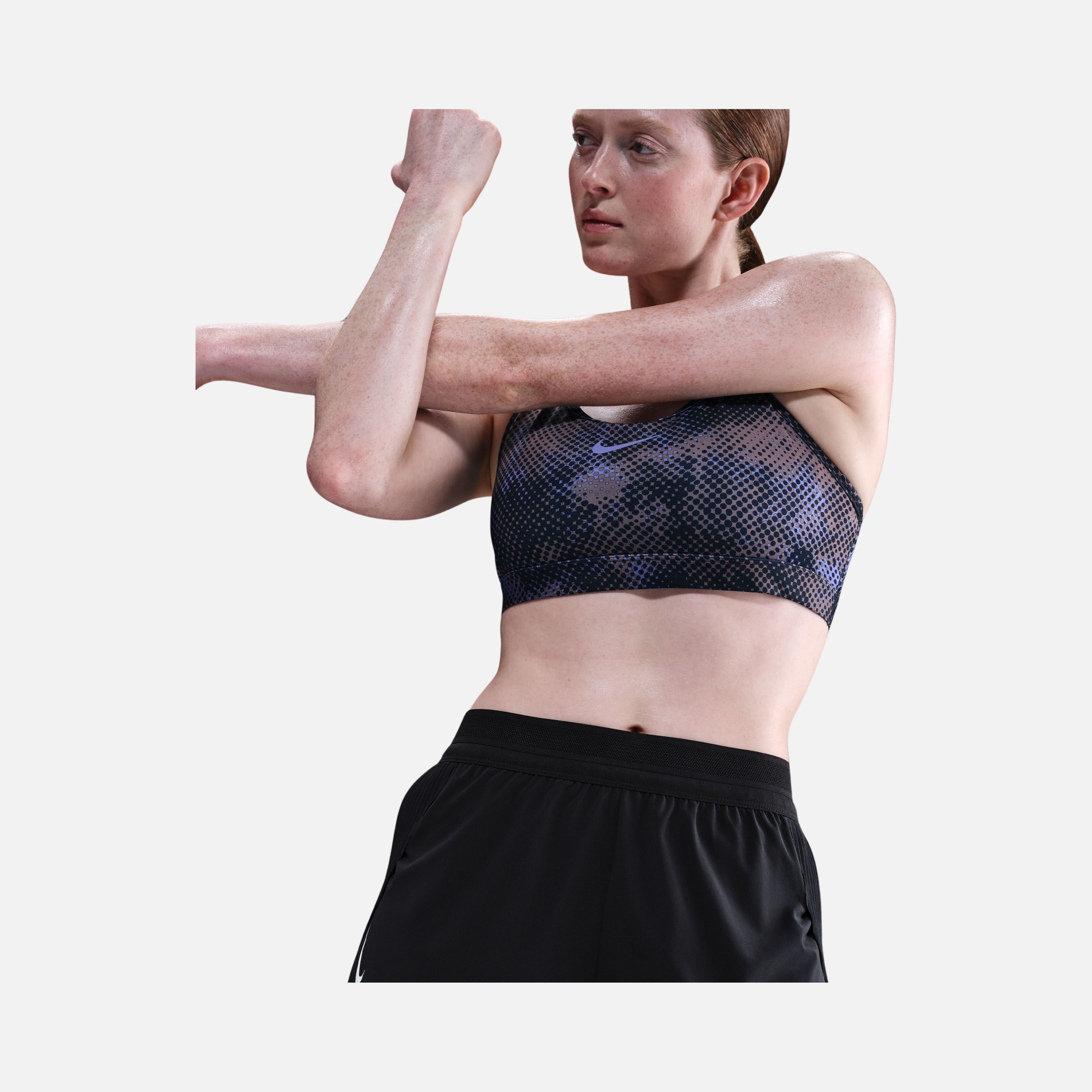 Nike AeroSwift Dri-Fit ADV Mid-Rise Brief-Lined 3" Running Kadın Şort
