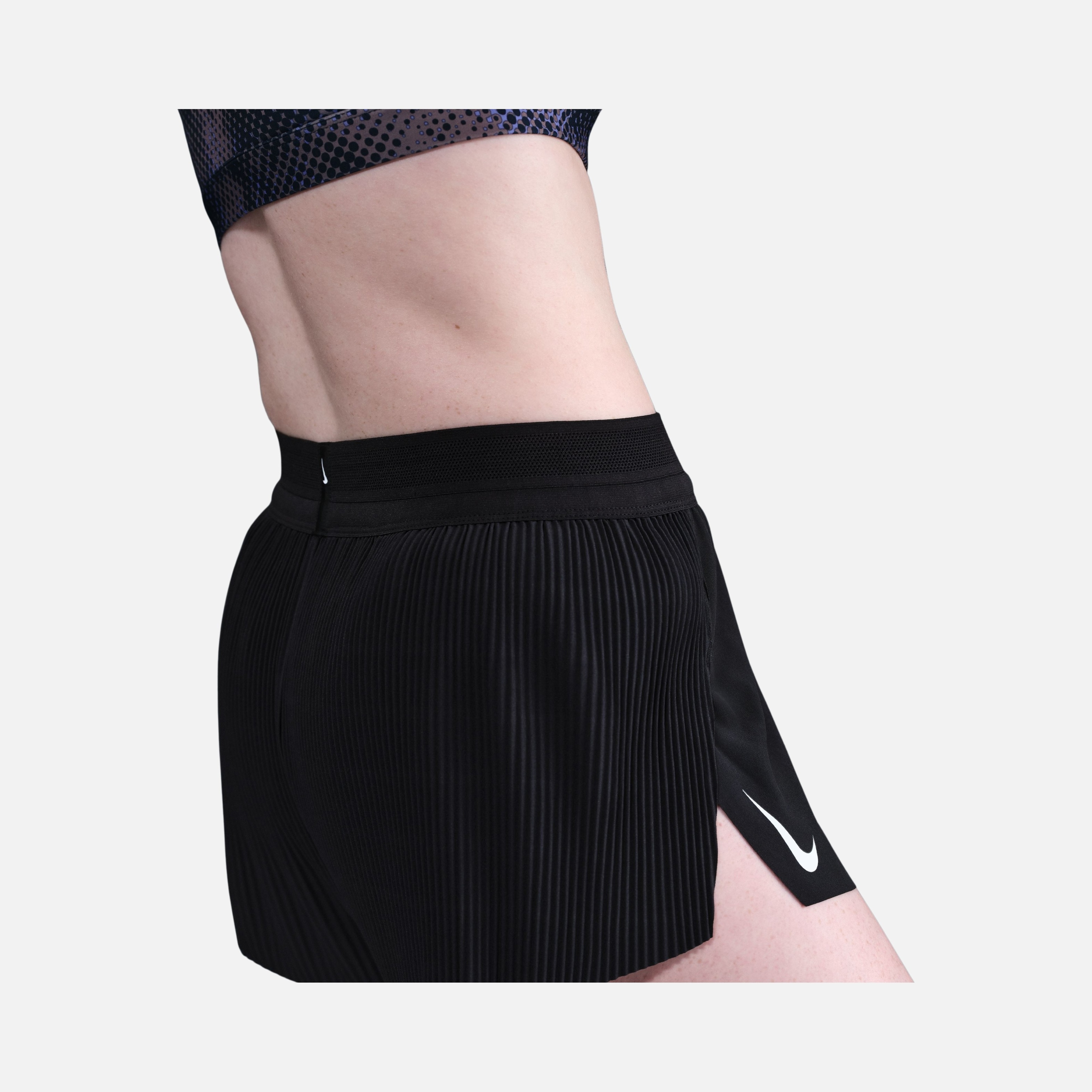 Nike AeroSwift Dri-Fit ADV Mid-Rise Brief-Lined 3" Running Kadın Şort