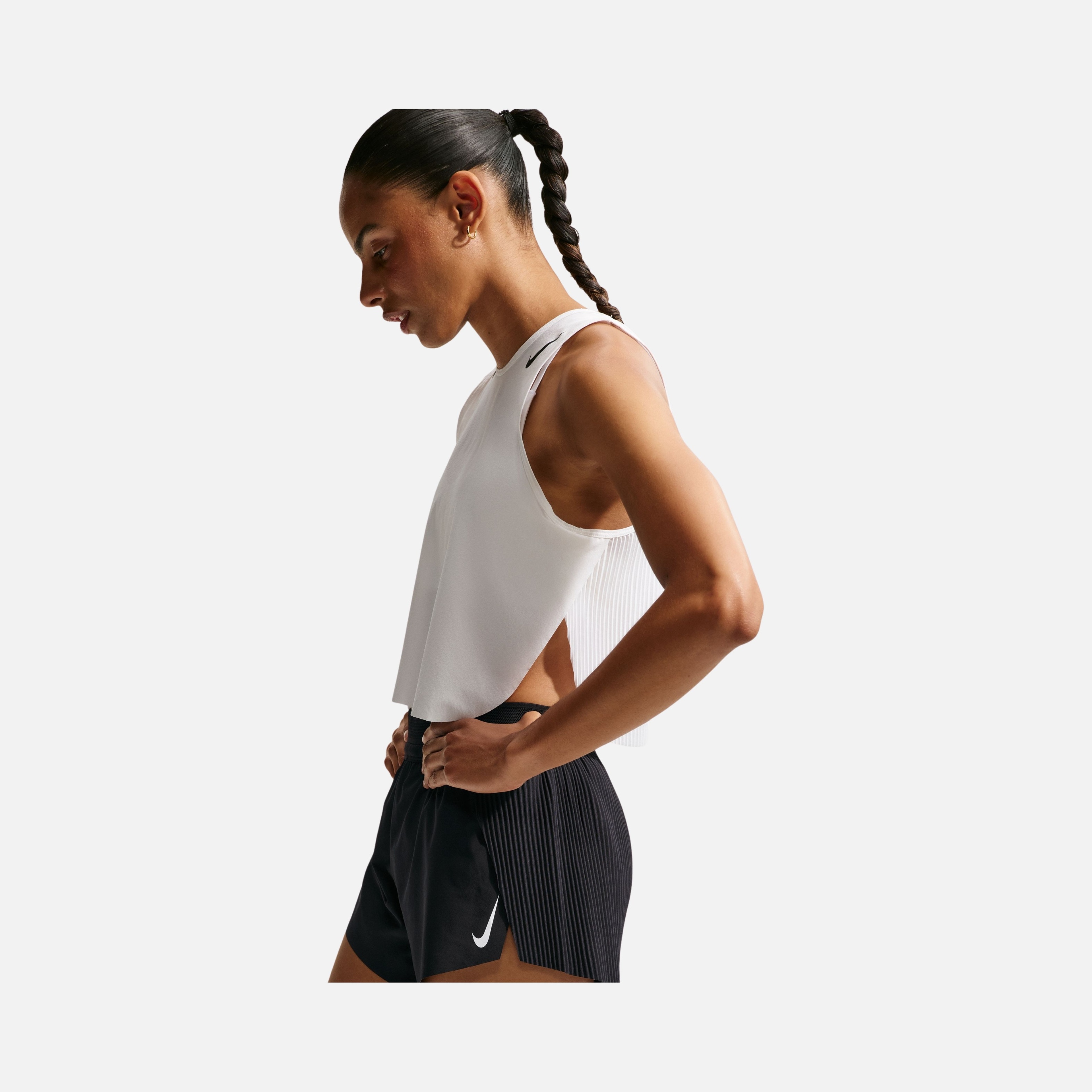 Nike AeroSwift Dri-Fit ADV Mid-Rise Brief-Lined 3" Running Kadın Şort