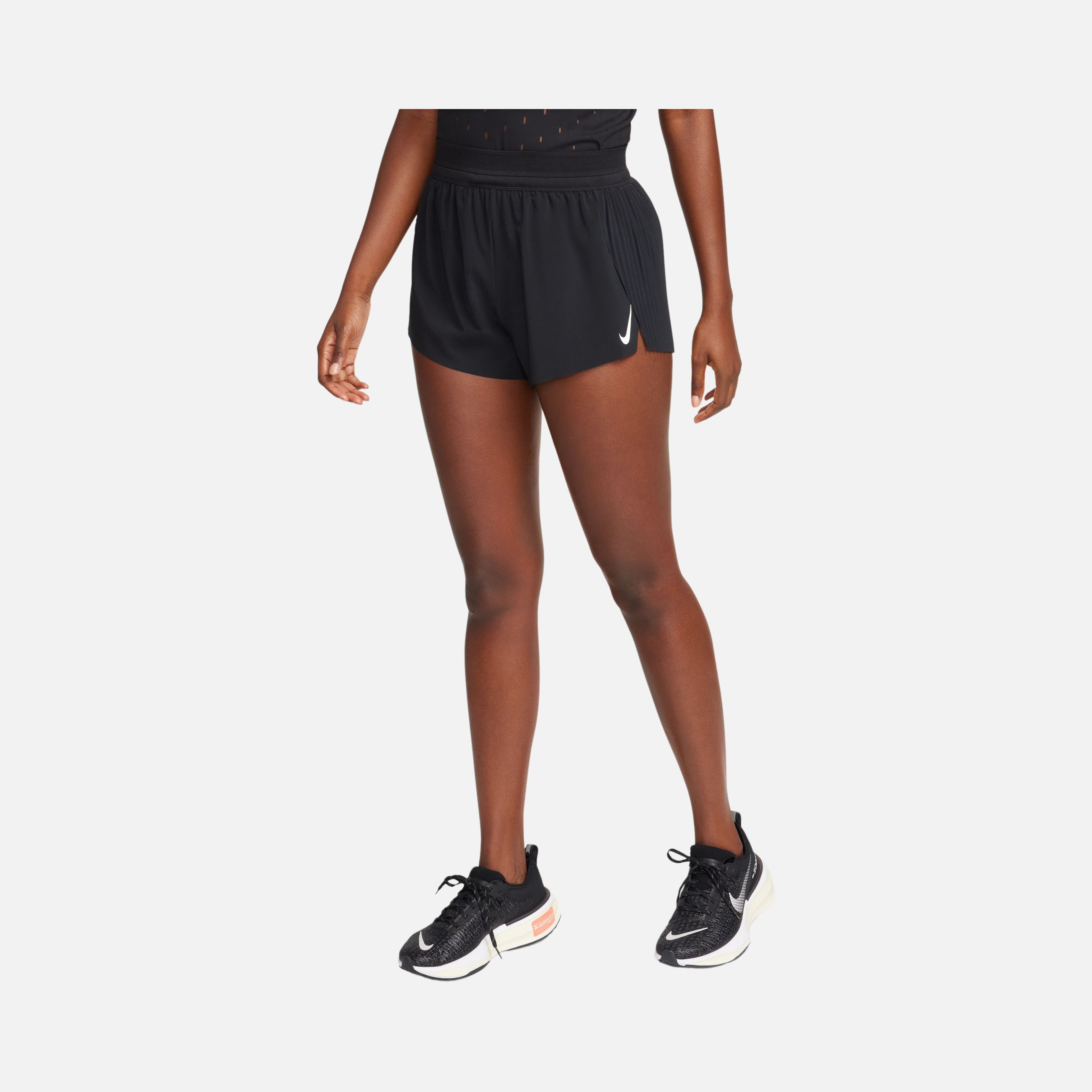Nike AeroSwift Dri-Fit ADV Mid-Rise Brief-Lined 3" Running Kadın Şort