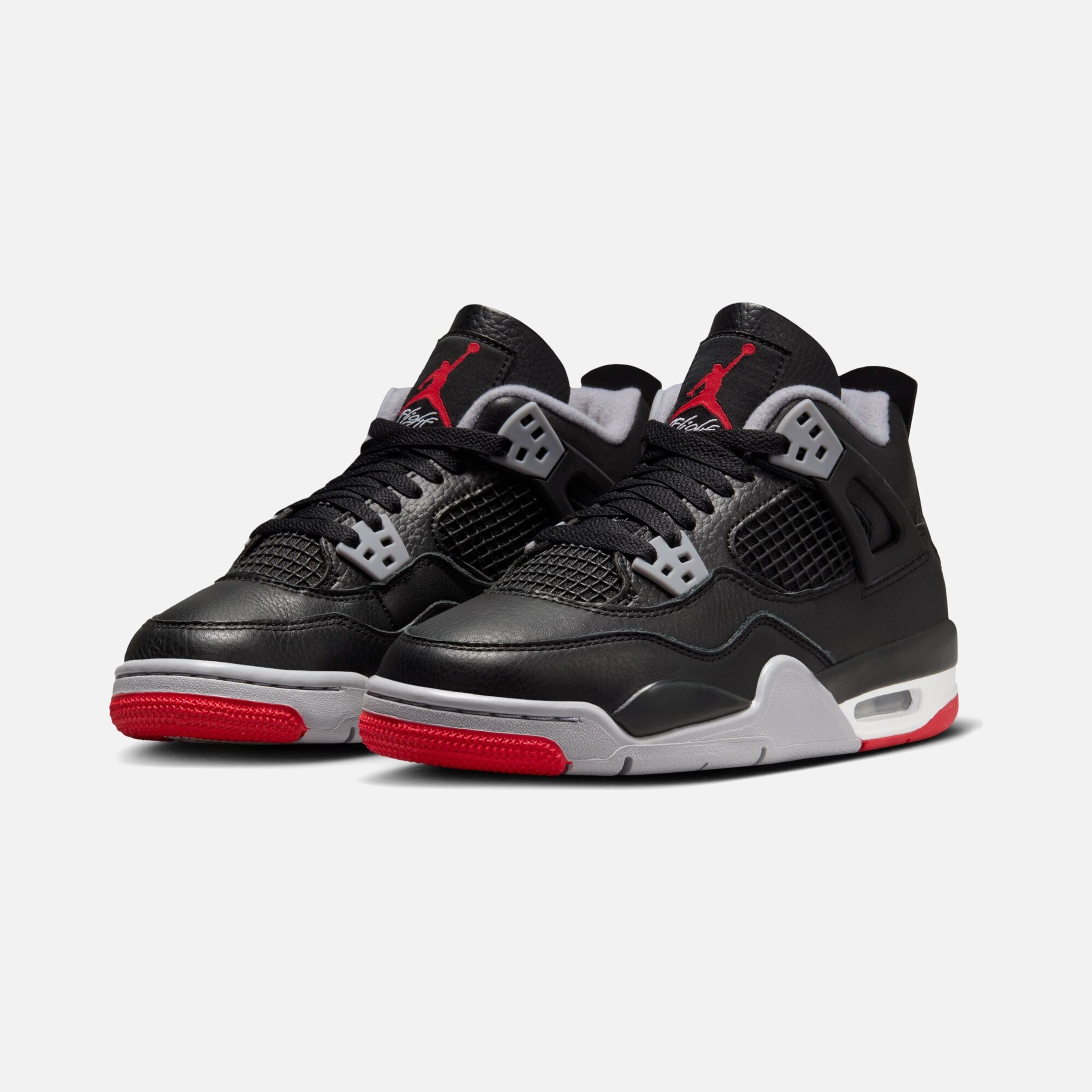 25cm ナイキ エアジョーダン4 GS Bred リイマジンド Nike Air Jordan 4 Retro ''Bred Reimagined'' (GS) Spor Ayakkabı