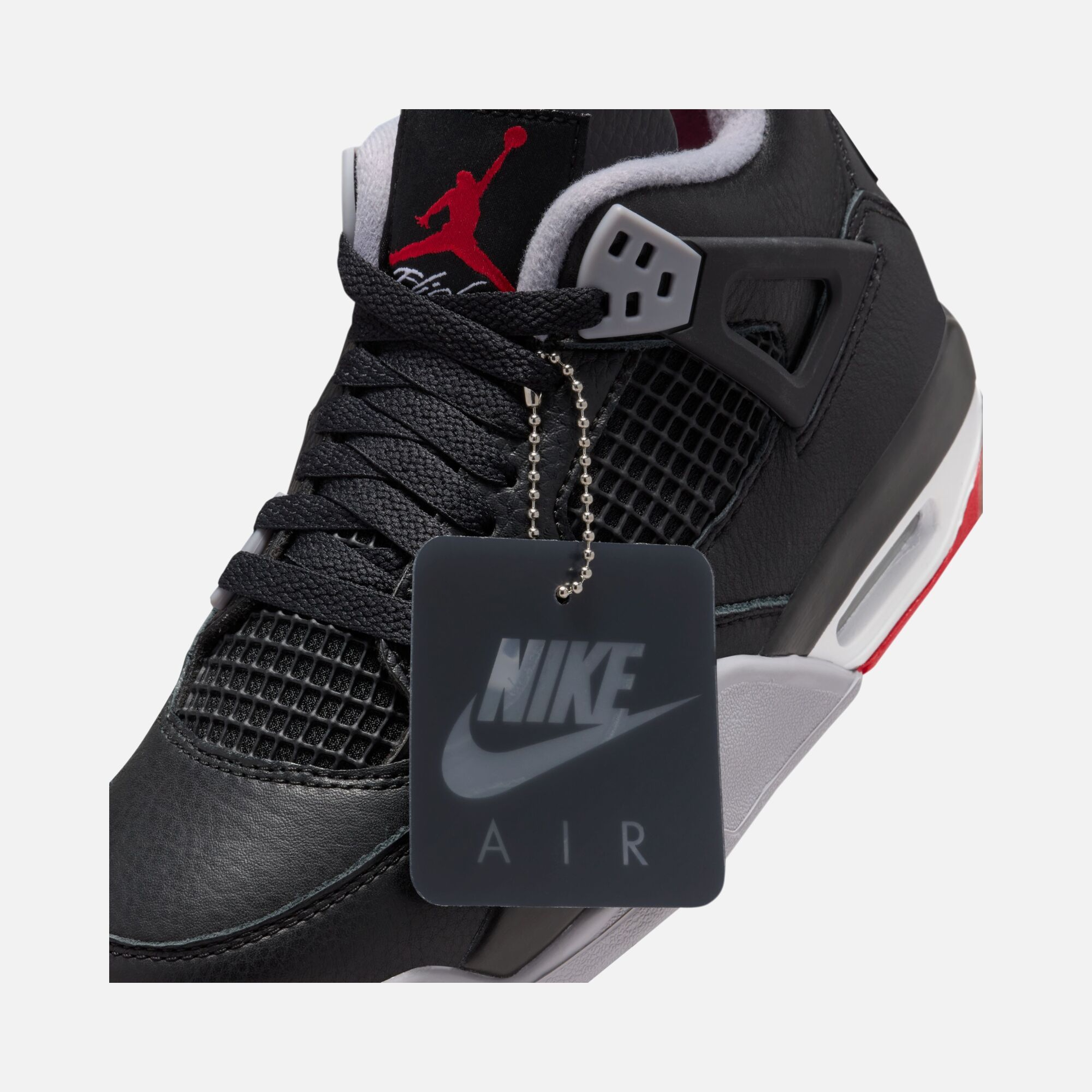 靴 NIKE Air Jordan 4 Retro Bred Nike Air Jordan 4 Retro ''Bred Reimagined'' (GS) Spor Ayakkabı
