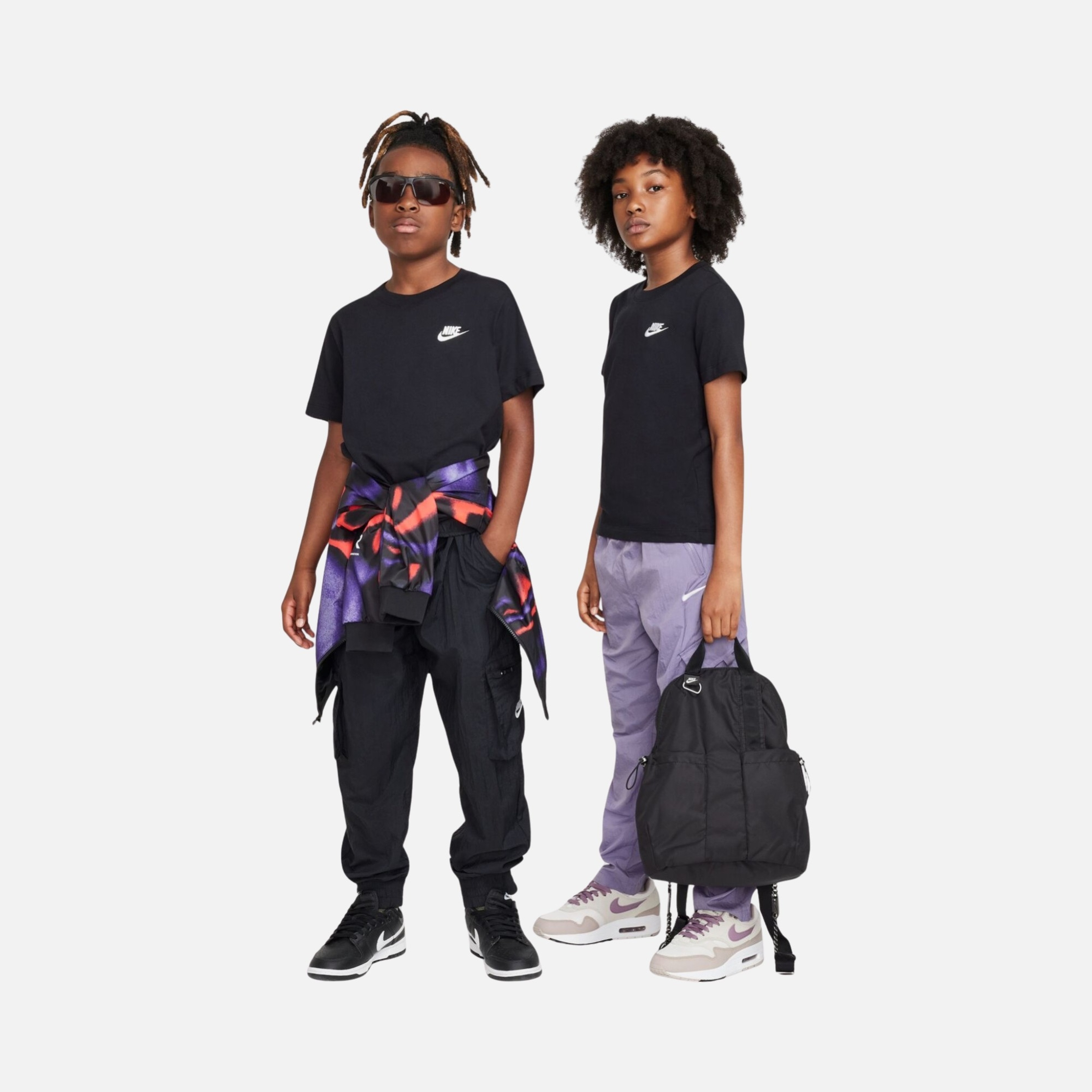 Nike Sportswear Embroidered Futura LBR Short-Sleeve Çocuk Tişört