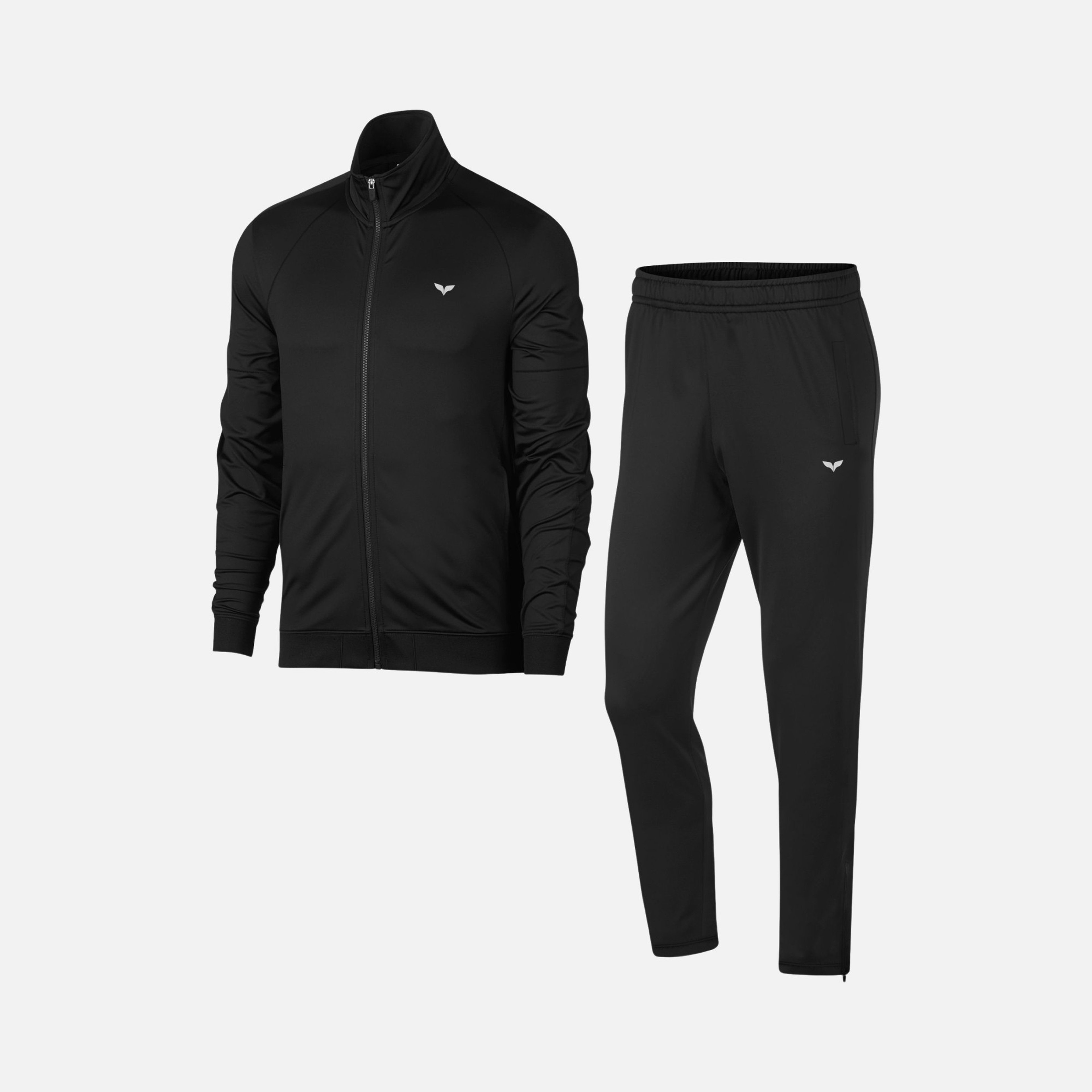 Barcin Basics Sportswear Zipper Detail on Legs Full-Zip Erkek Eşofman Takımı