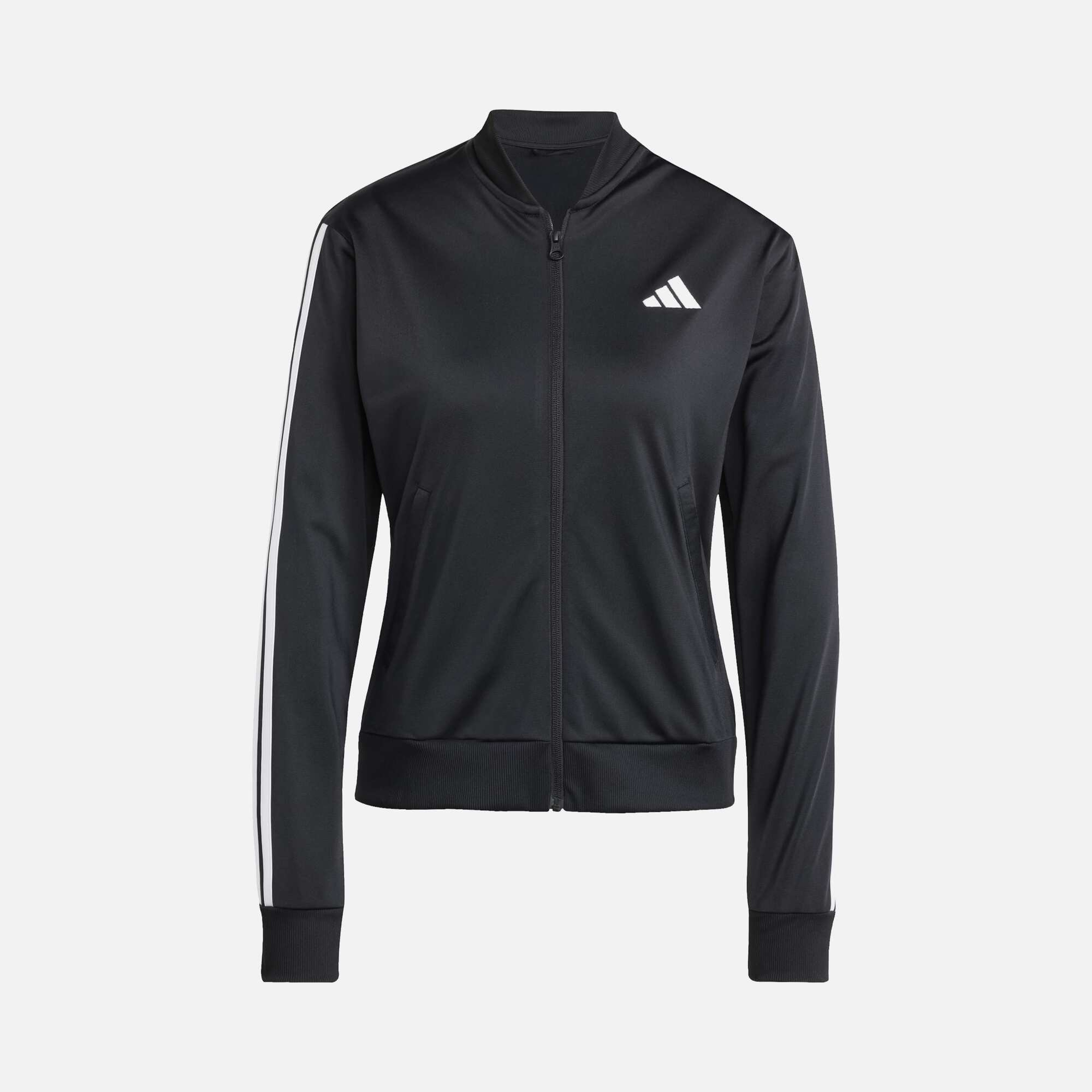 adidas Sportswear Essentials 3-Stripes & Embroidered 3 Bar Logo Detail Full-Zip Kadın Eşofman Takımı