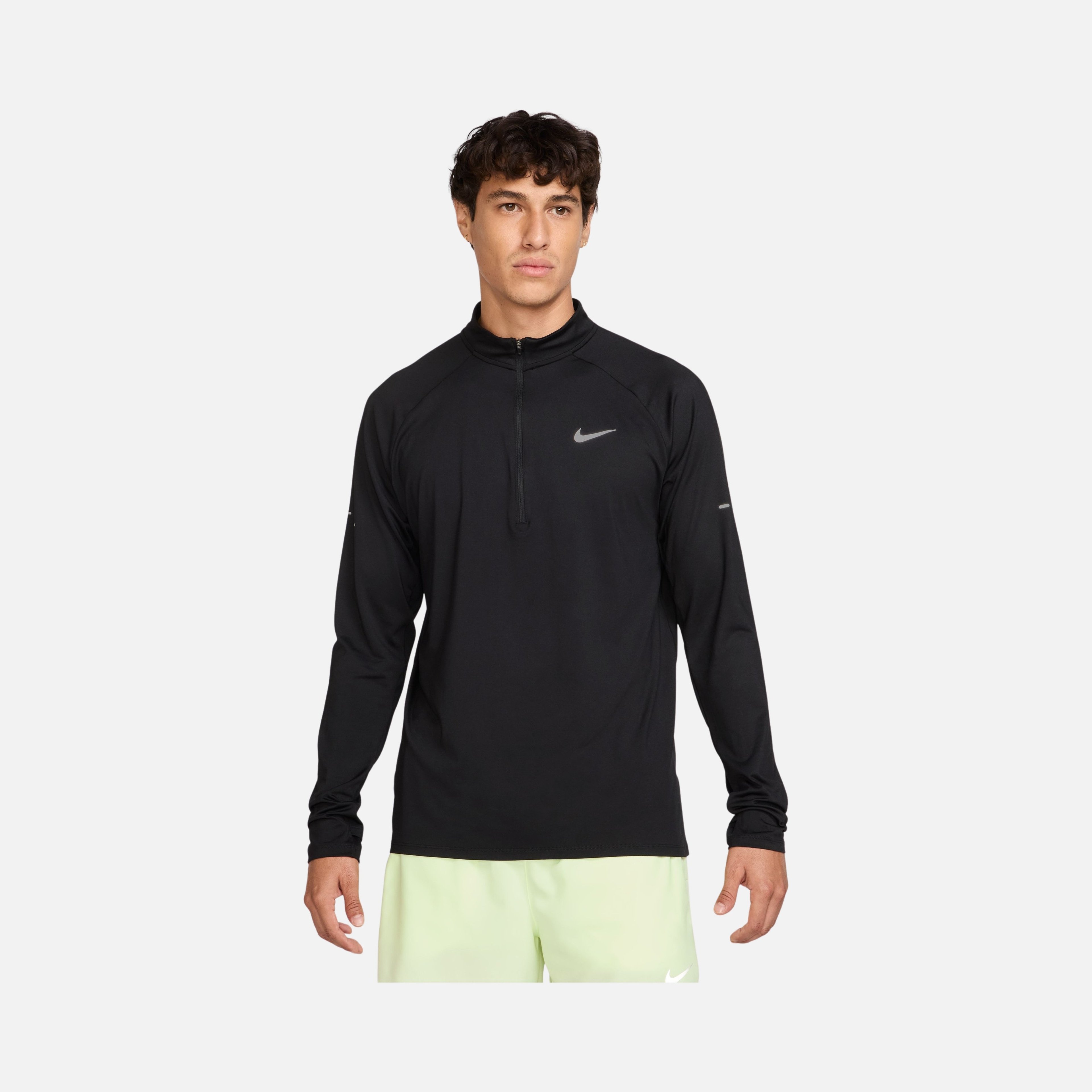 Nike Stride Dri-Fit 1/4-Zip Midlayer Running Long-Sleeve Erkek Tişört