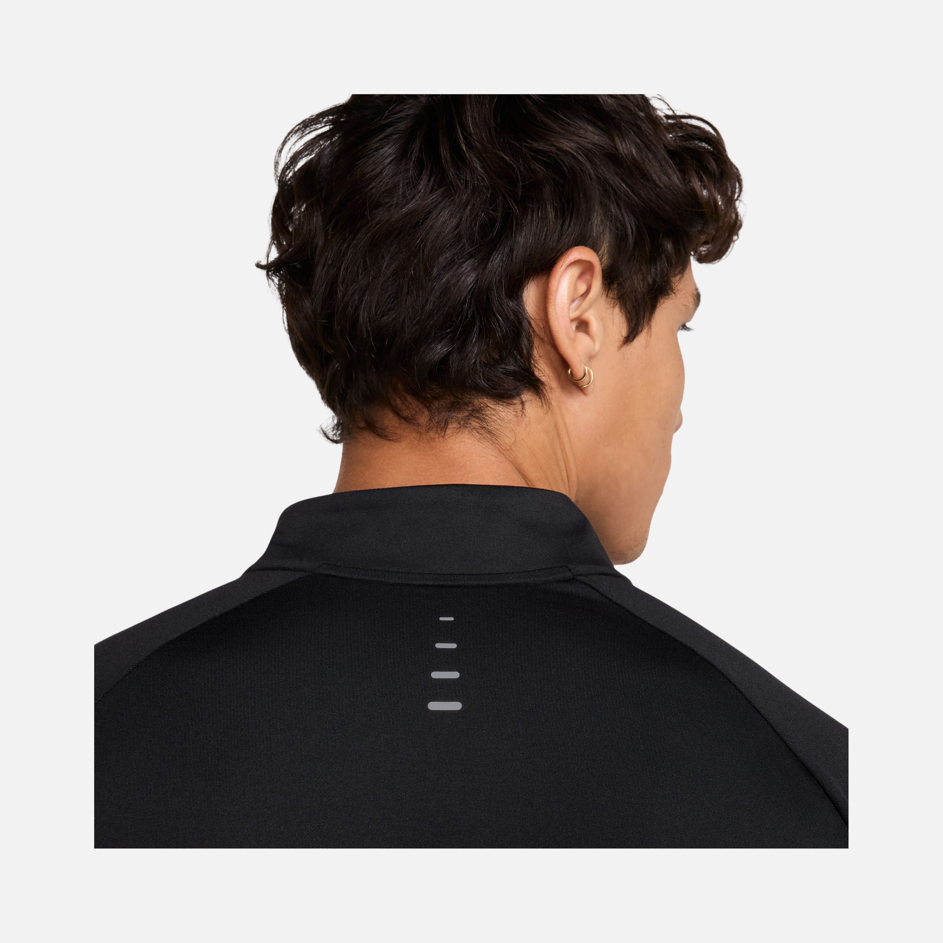 Nike Stride Dri-Fit 1/4-Zip Midlayer Running Long-Sleeve Erkek Tişört
