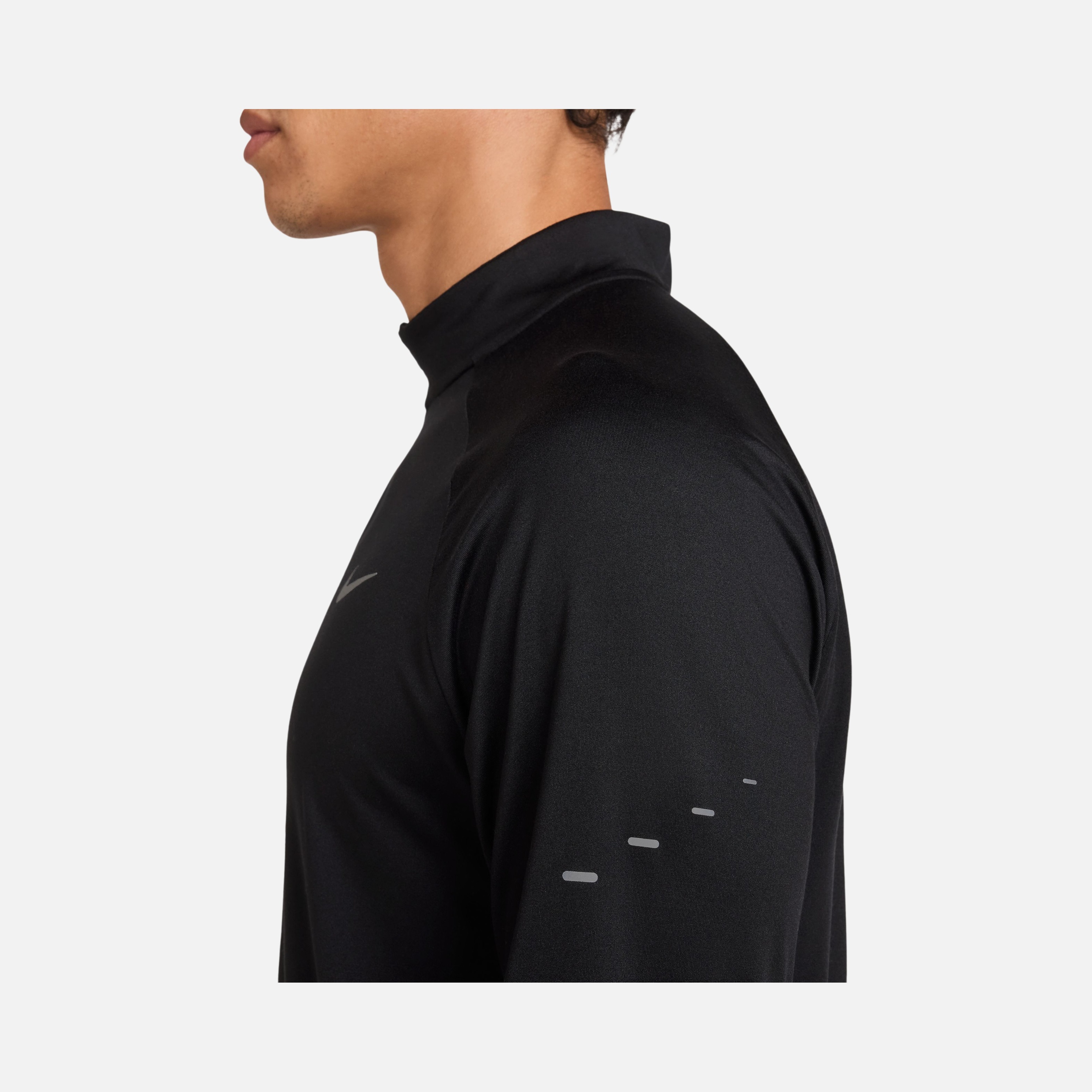 Nike Stride Dri-Fit 1/4-Zip Midlayer Running Long-Sleeve Erkek Tişört