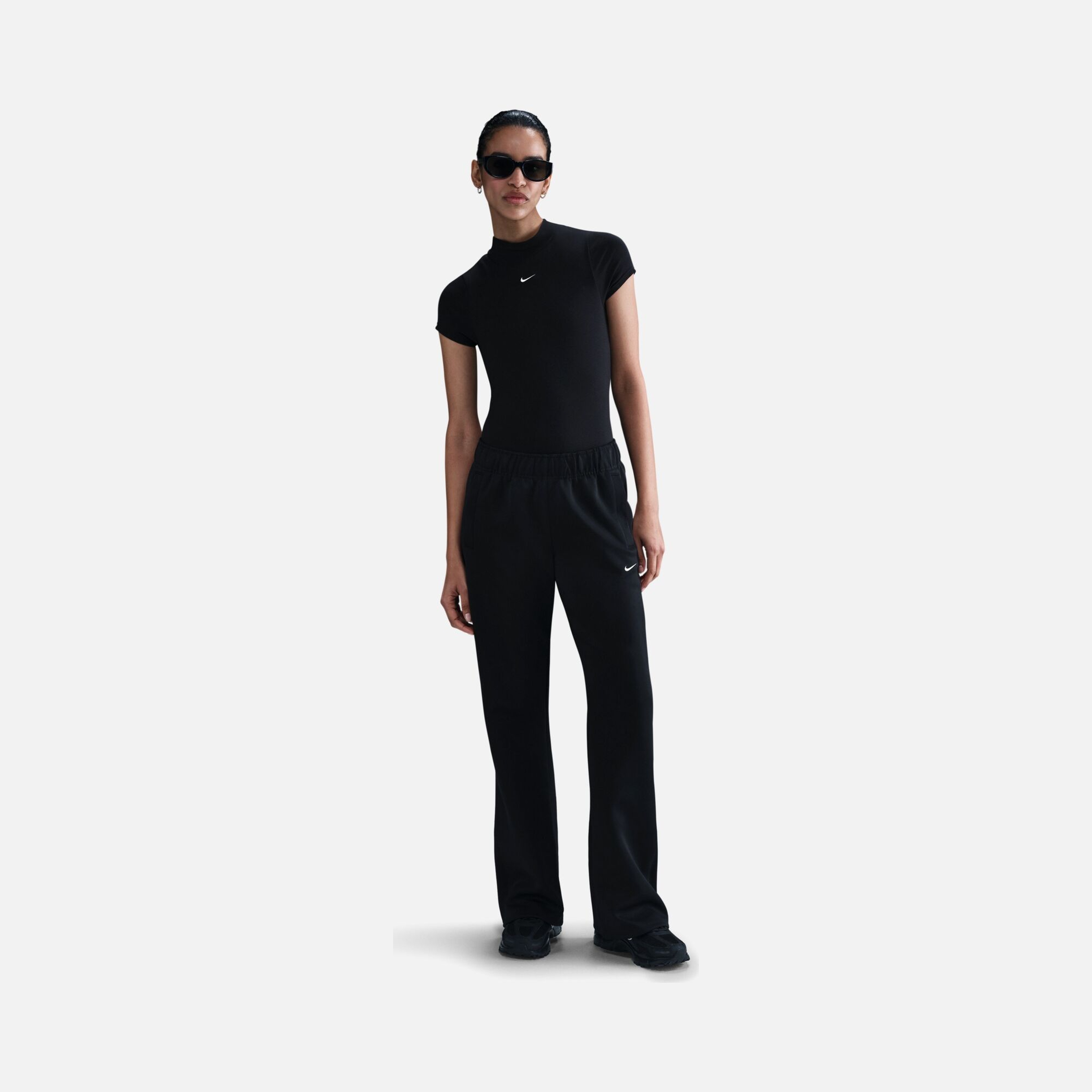 Nike Sportswear Essentials Windrunner Mid-Rise Slim Poly Knit Kadın Pantolon