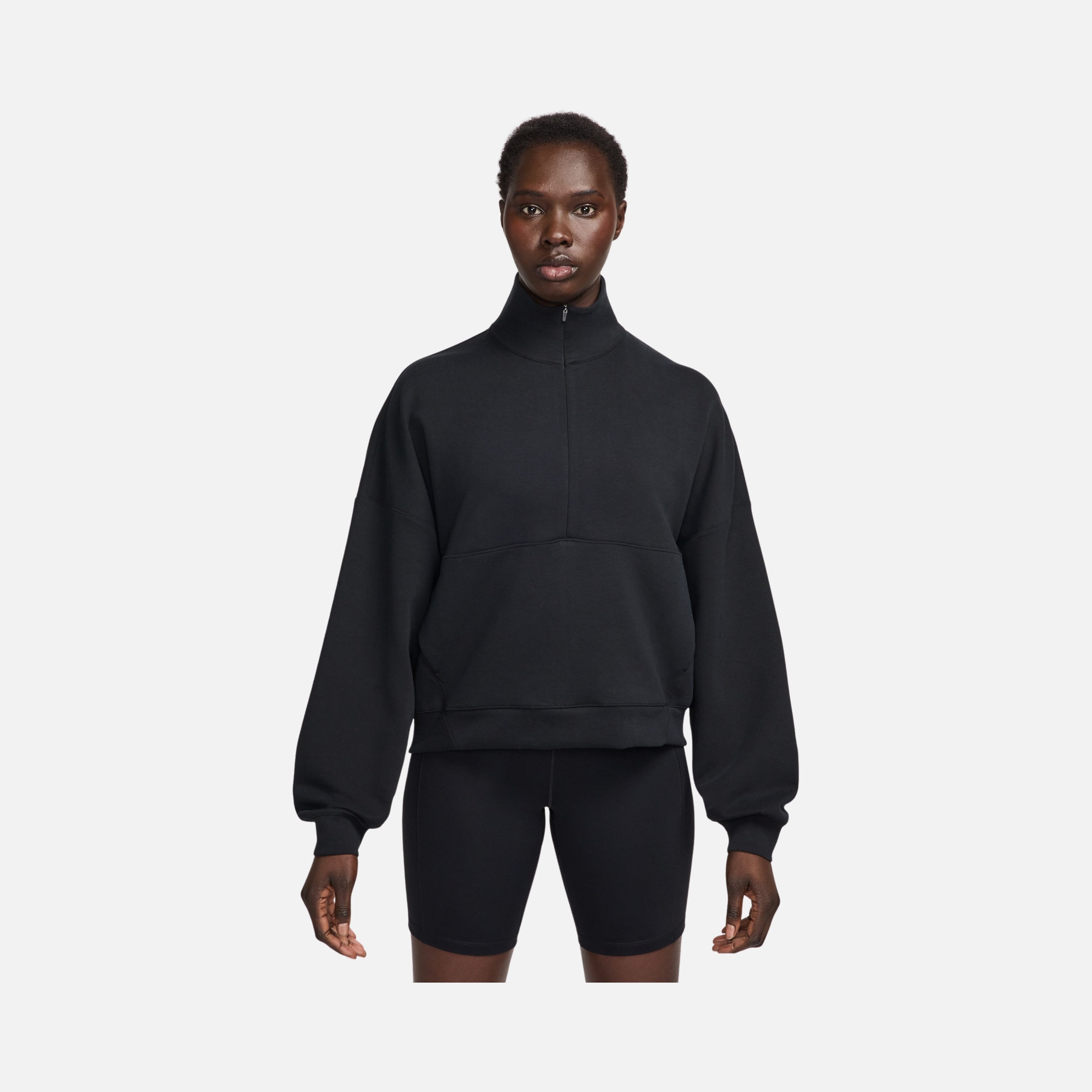 Nike 24.7 Dri-Fit Half-Zip Soft Knit Training Kadın Sweatshirt