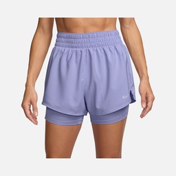 Nike Dri-Fit One High-Waisted 3" 2-in-1 Training Kadın Şort