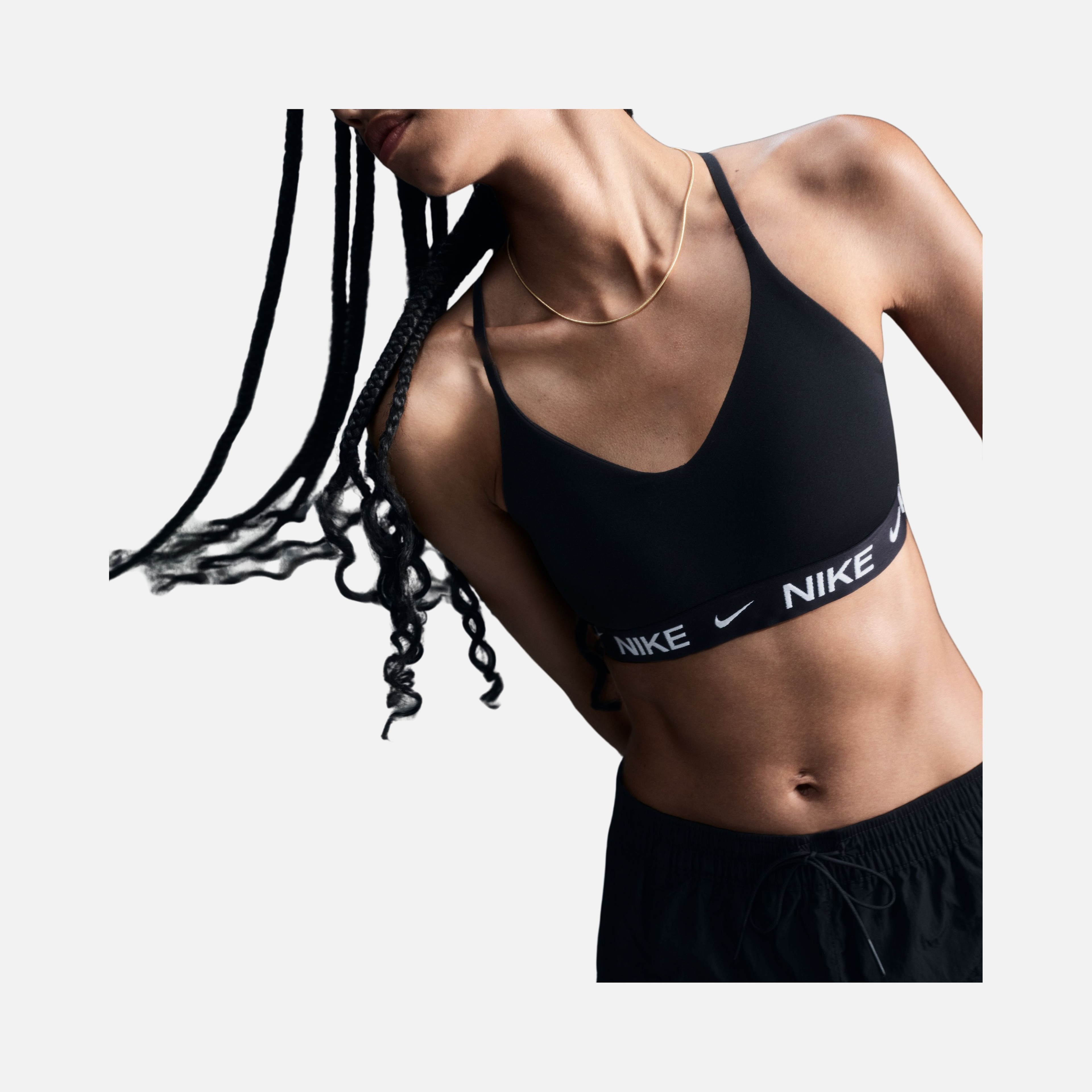 Nike Indy Light-Support Padded Adjustable Training Sports Kadın Bra