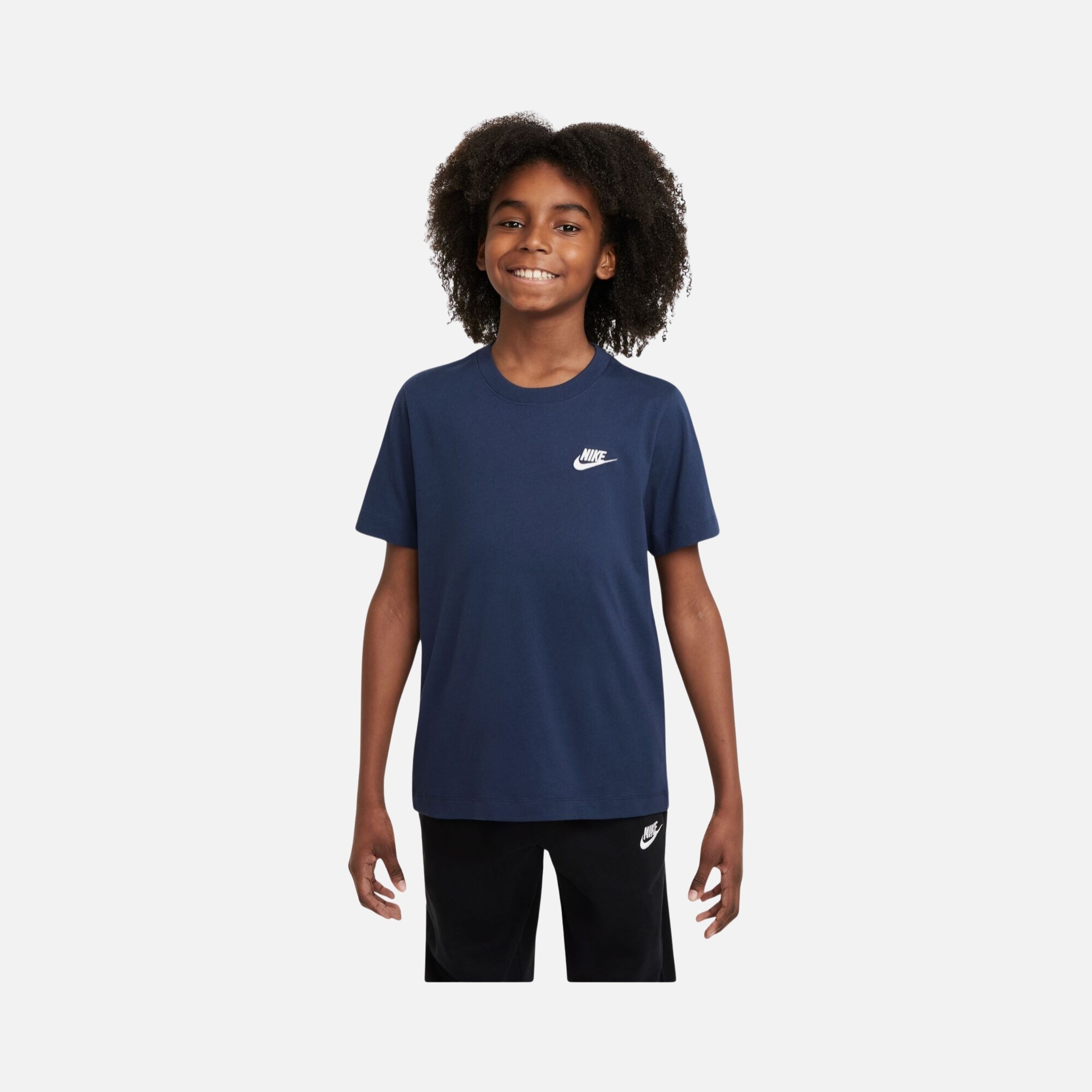 Nike Sportswear Embroidered Futura LBR Short-Sleeve Çocuk Tişört