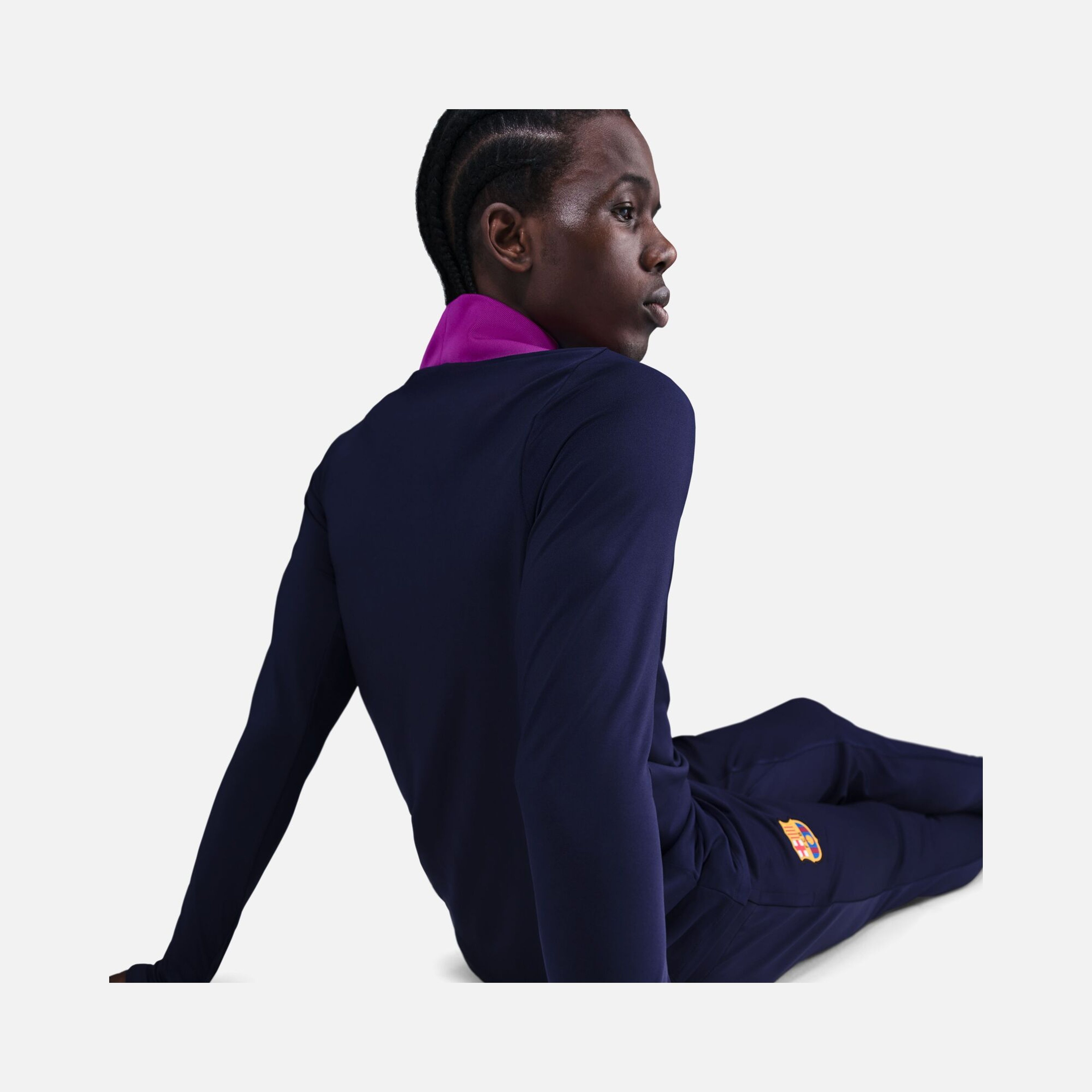 Nike Fc Barcelona Dri-fit Strike Drill Top Uzun Kollu Erkek Tişört